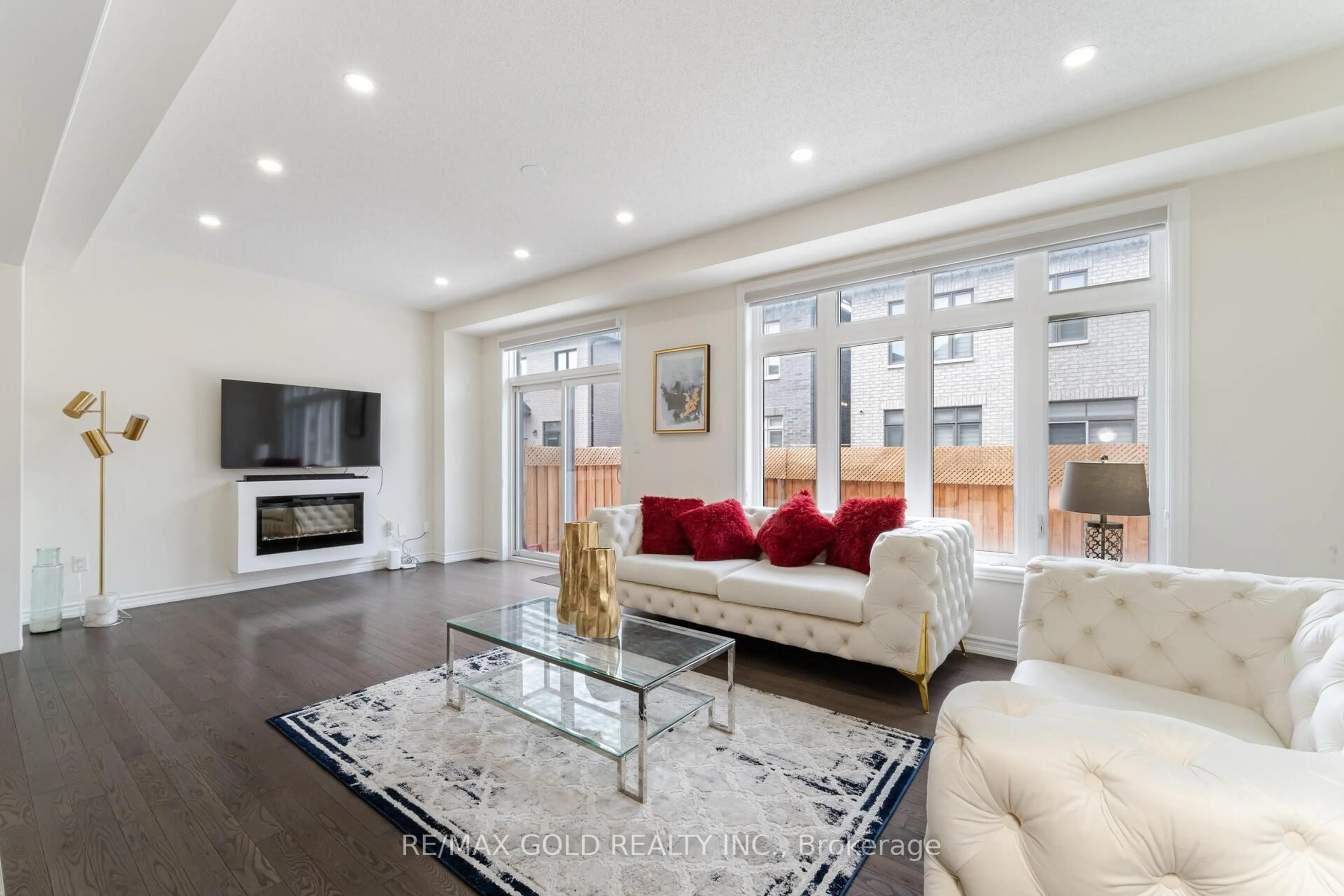 Living room with furniture, unknown for 55 Purple Sage Dr, Brampton Ontario L6P 4P5