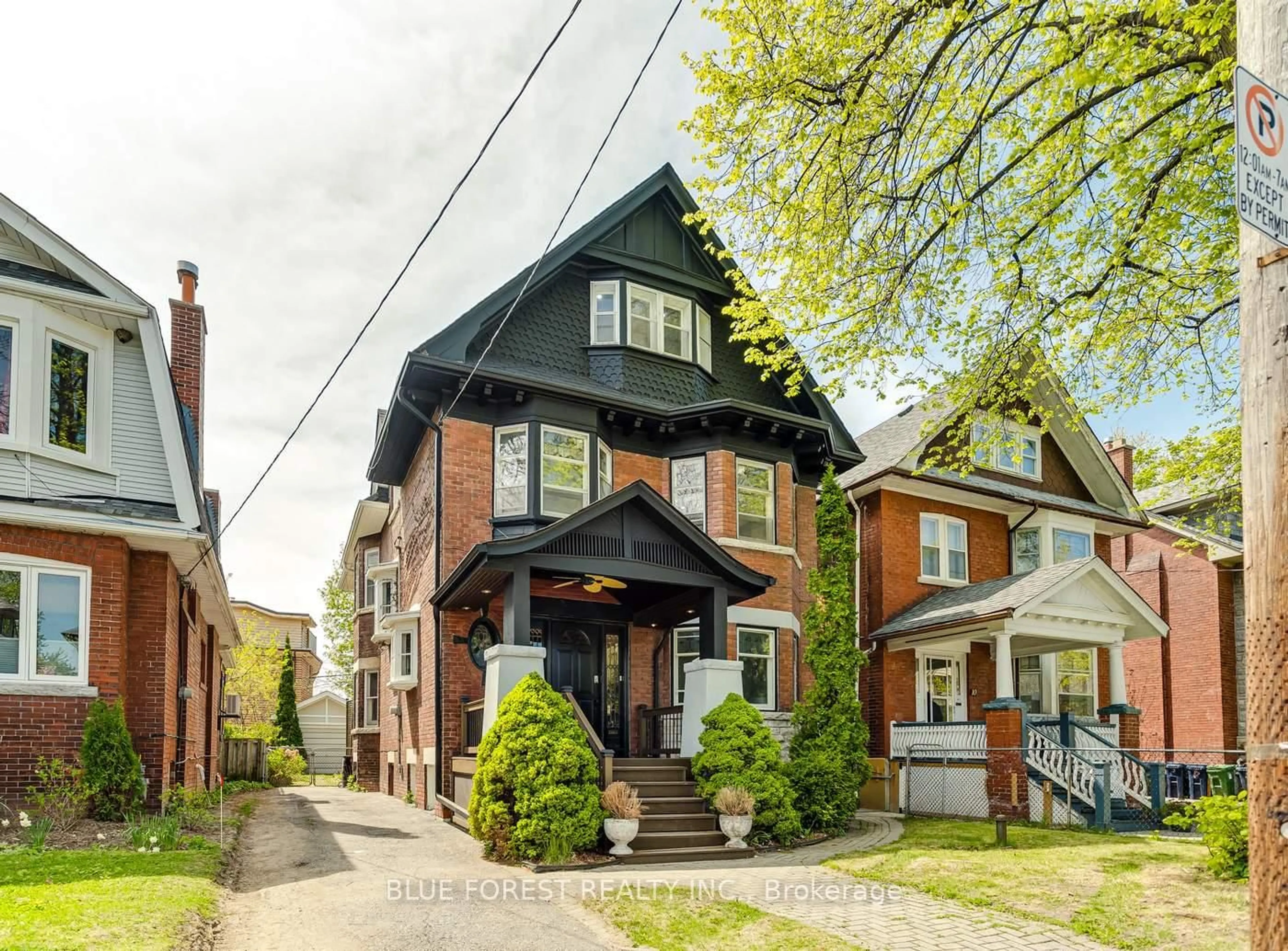 Home with brick exterior material, street for 8 Lauder Ave, Toronto Ontario M6H 3E3