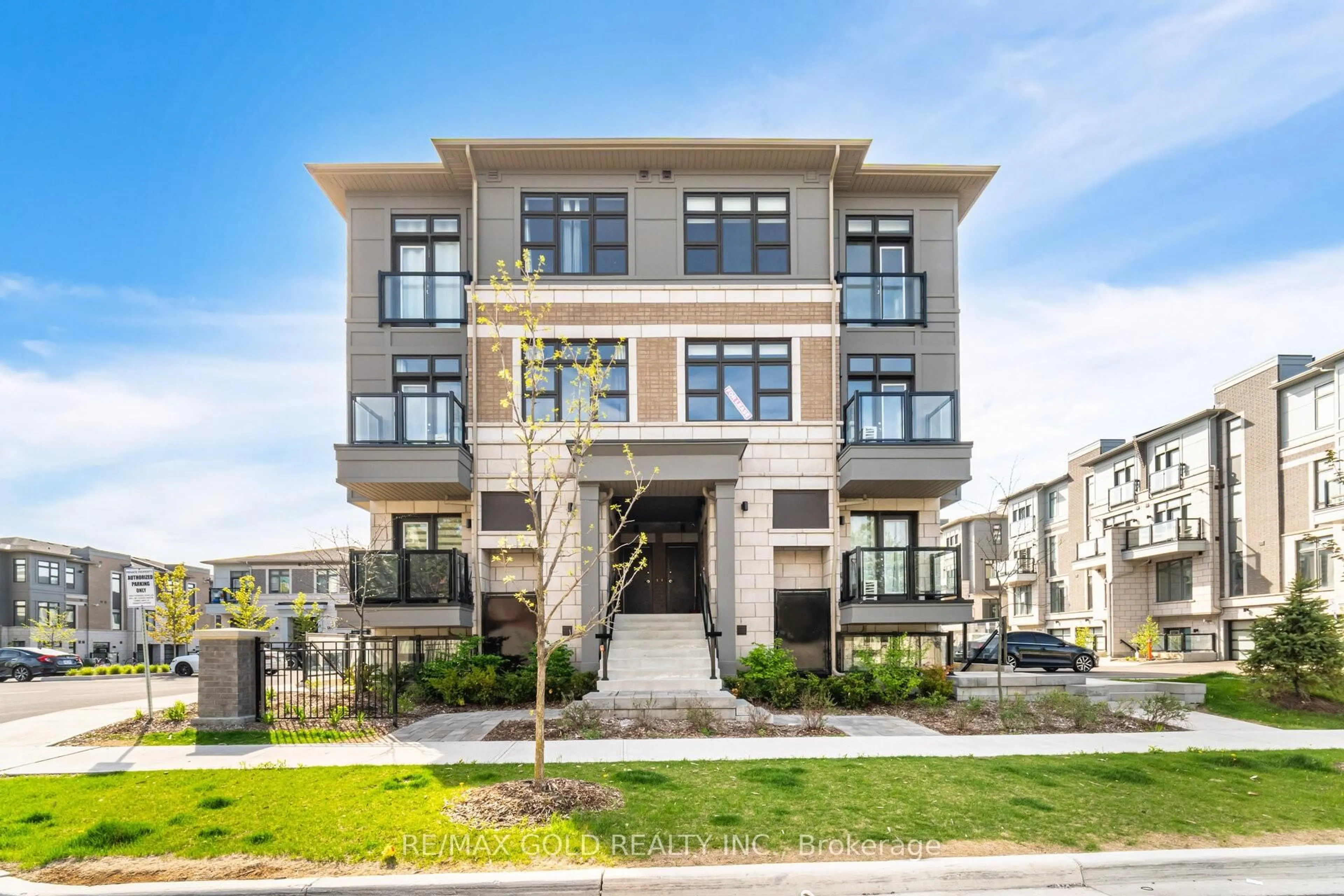 Home with brick exterior material, street for 10 Halliford Pl #313, Brampton Ontario L6P 0N5