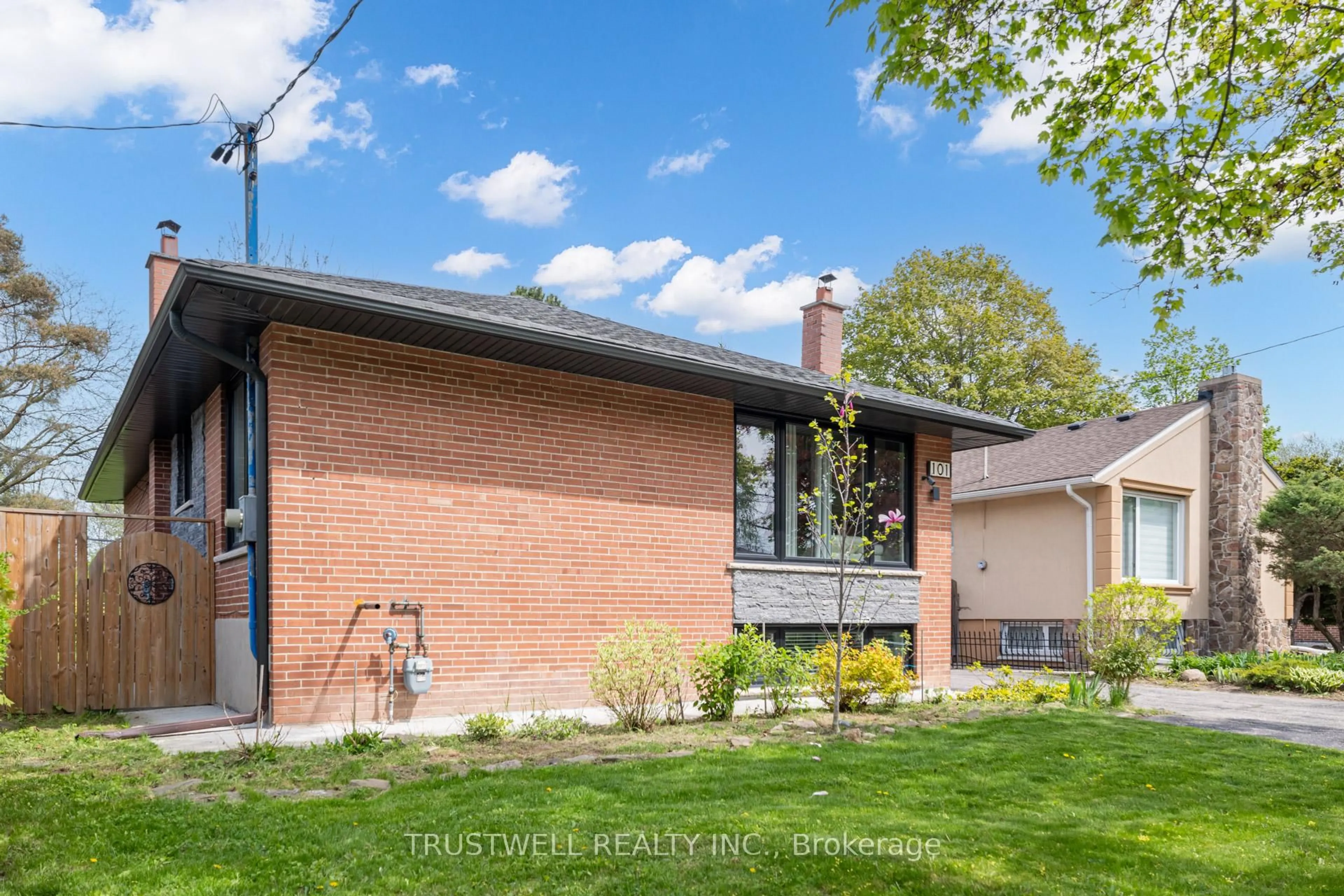 Home with brick exterior material, street for 101 Wincott Dr, Toronto Ontario M9R 2P5