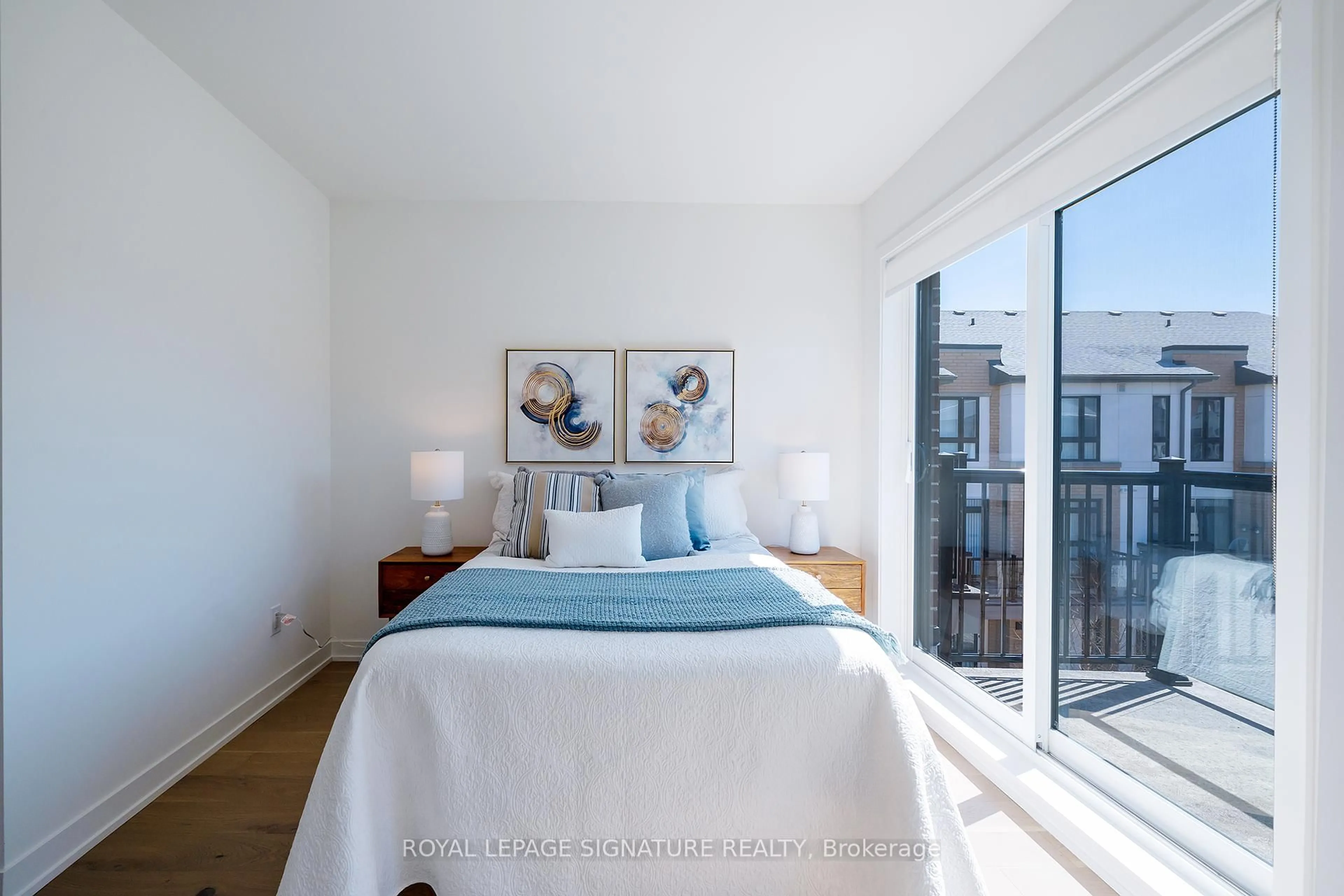 Bedroom with bed, unknown for 110 Canon Jackson Dr #113, Toronto Ontario M6M 0C1
