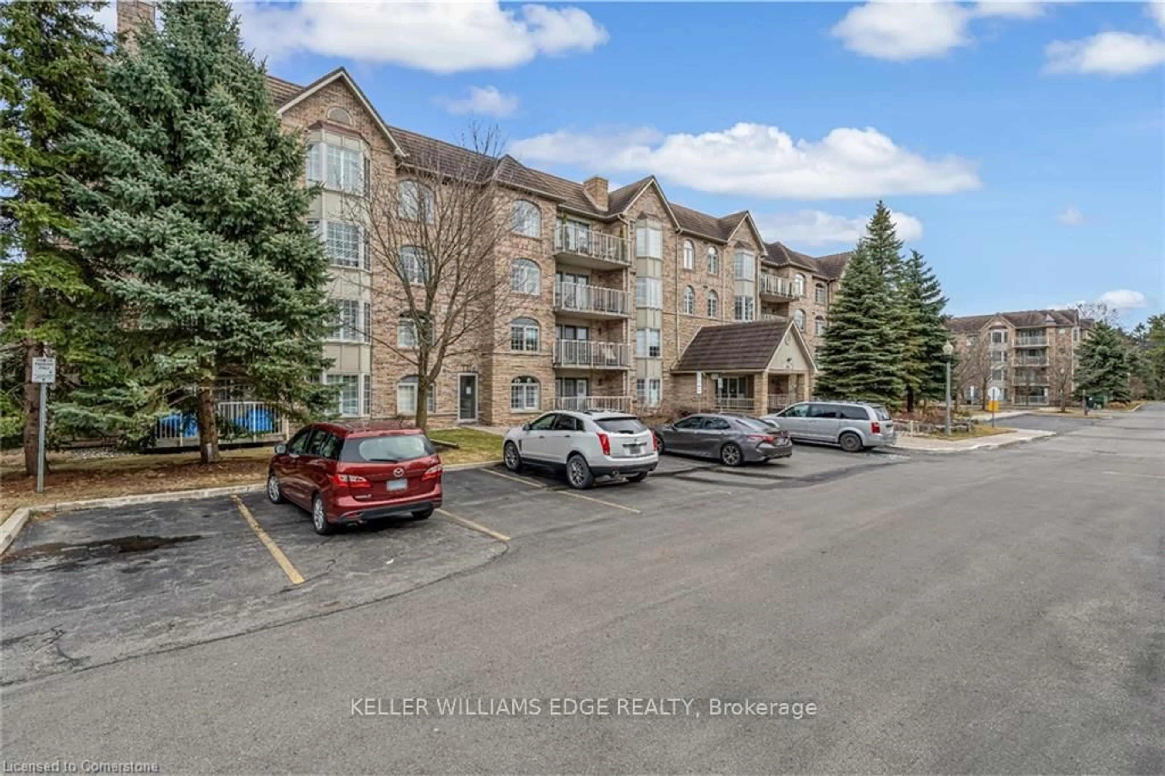 A pic from outside/outdoor area/front of a property/back of a property/a pic from drone, unknown for 216 Plains Rd #D403, Burlington Ontario L7T 4L2