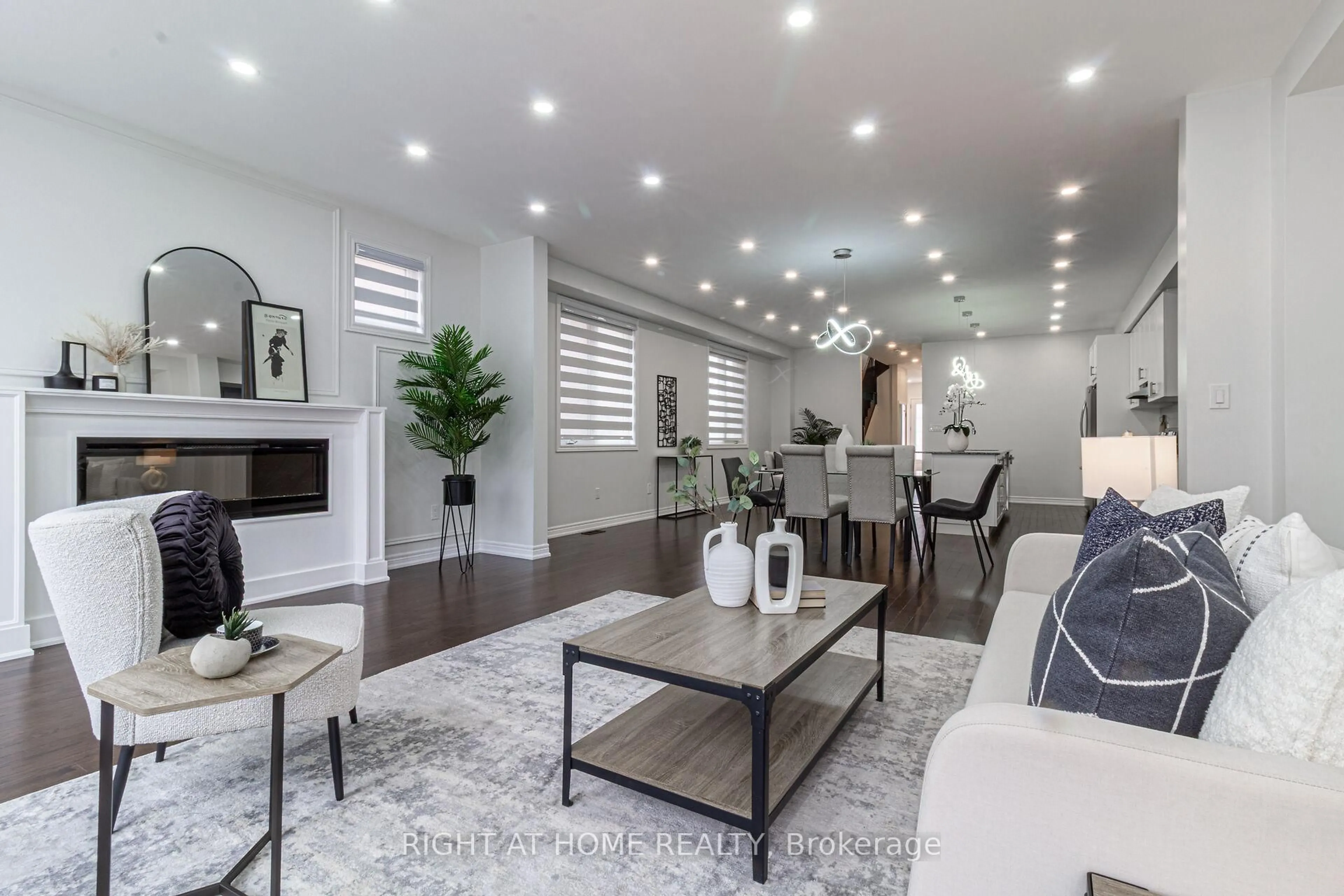 Living room with furniture, unknown for 1406 Farmstead Dr, Milton Ontario L9E 1K4