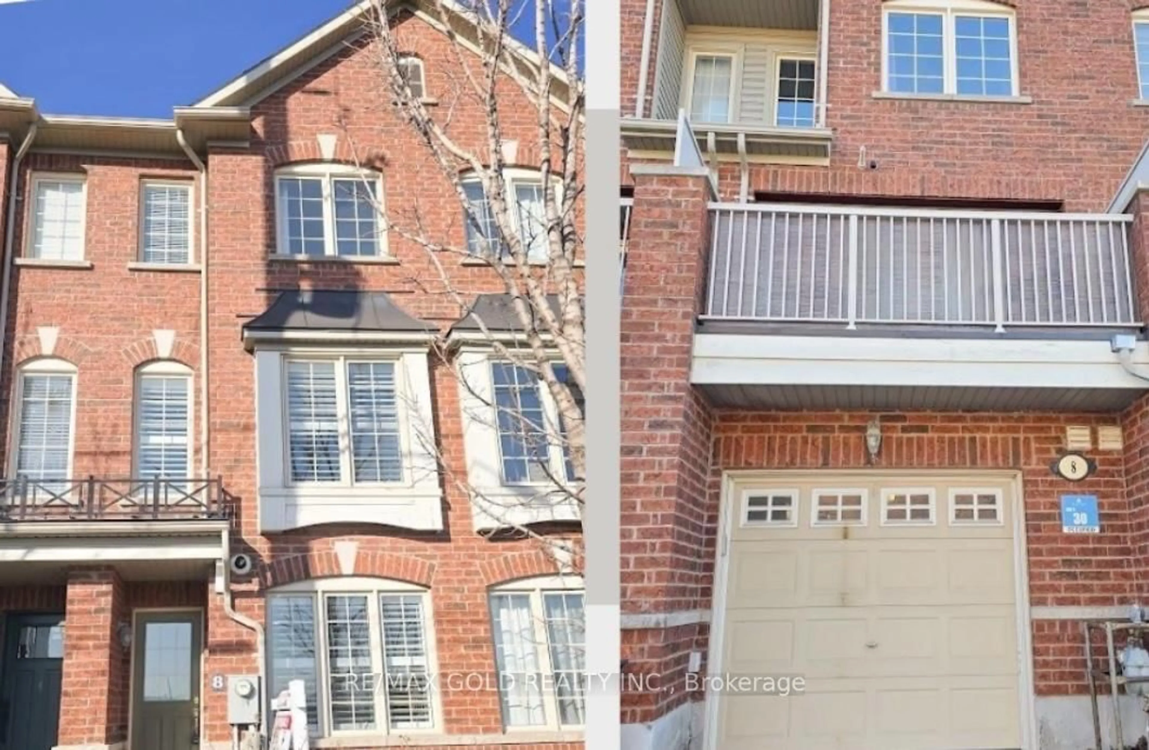 Home with brick exterior material, street for 8 Tilden Rd, Brampton Ontario L6R 0W5