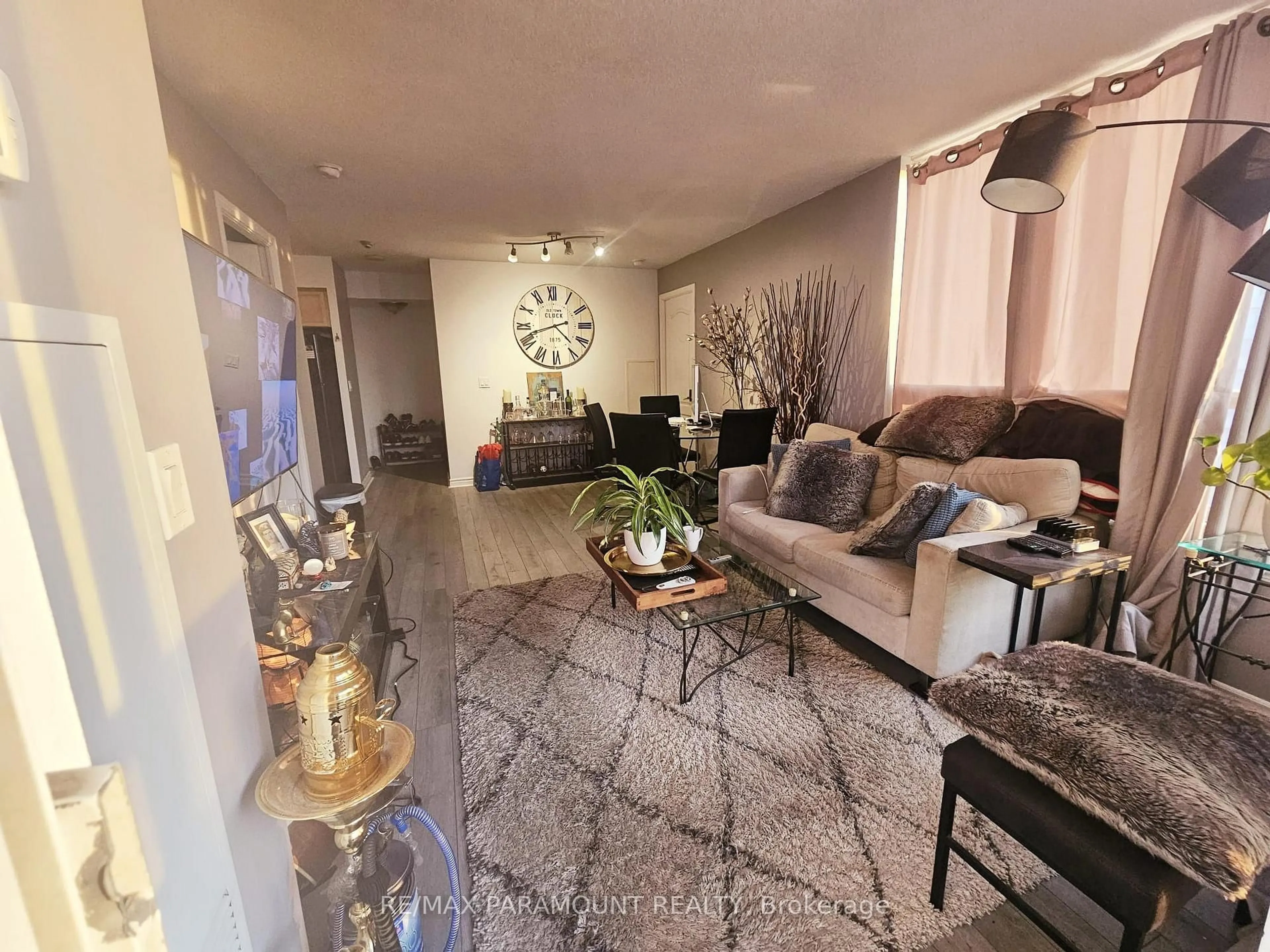 Living room with furniture, unknown for 4080 Living Arts Dr #1105, Mississauga Ontario L5B 4N3