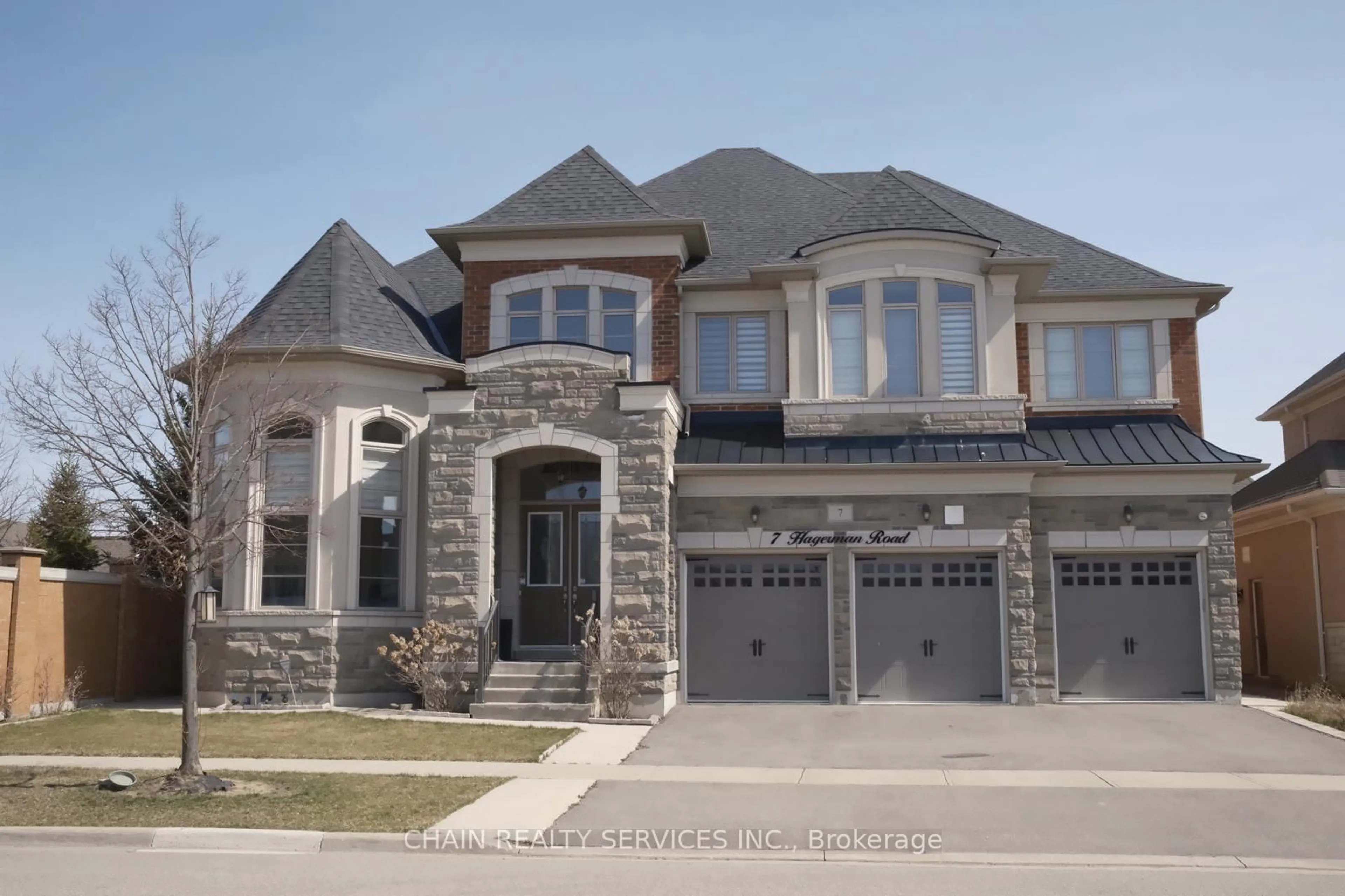Home with brick exterior material, street for 7 Hagerman Rd, Brampton Ontario L6P 4C1