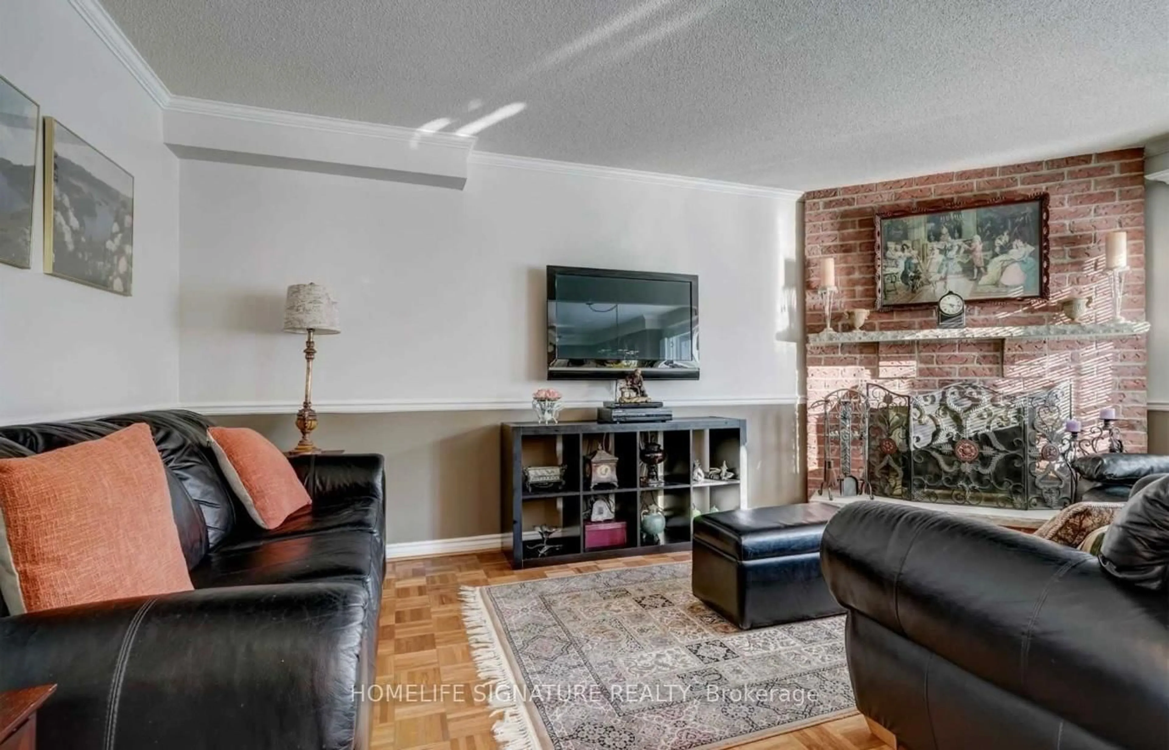 Living room with furniture, unknown for 75 Atkins Circ, Brampton Ontario L6X 4A9