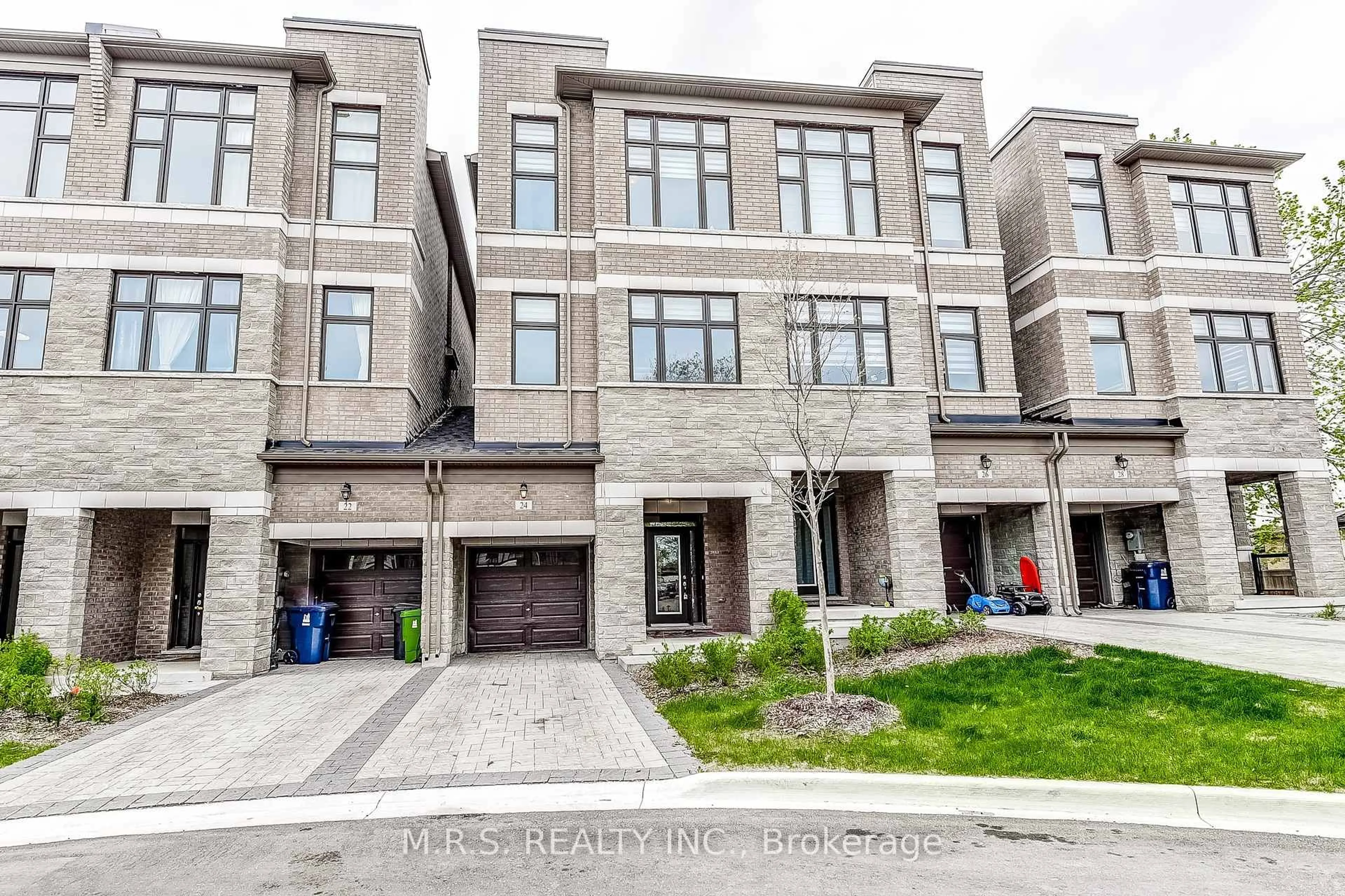 Home with brick exterior material, street for 24 Tarmola Park Crt, Toronto Ontario M9L 0A6