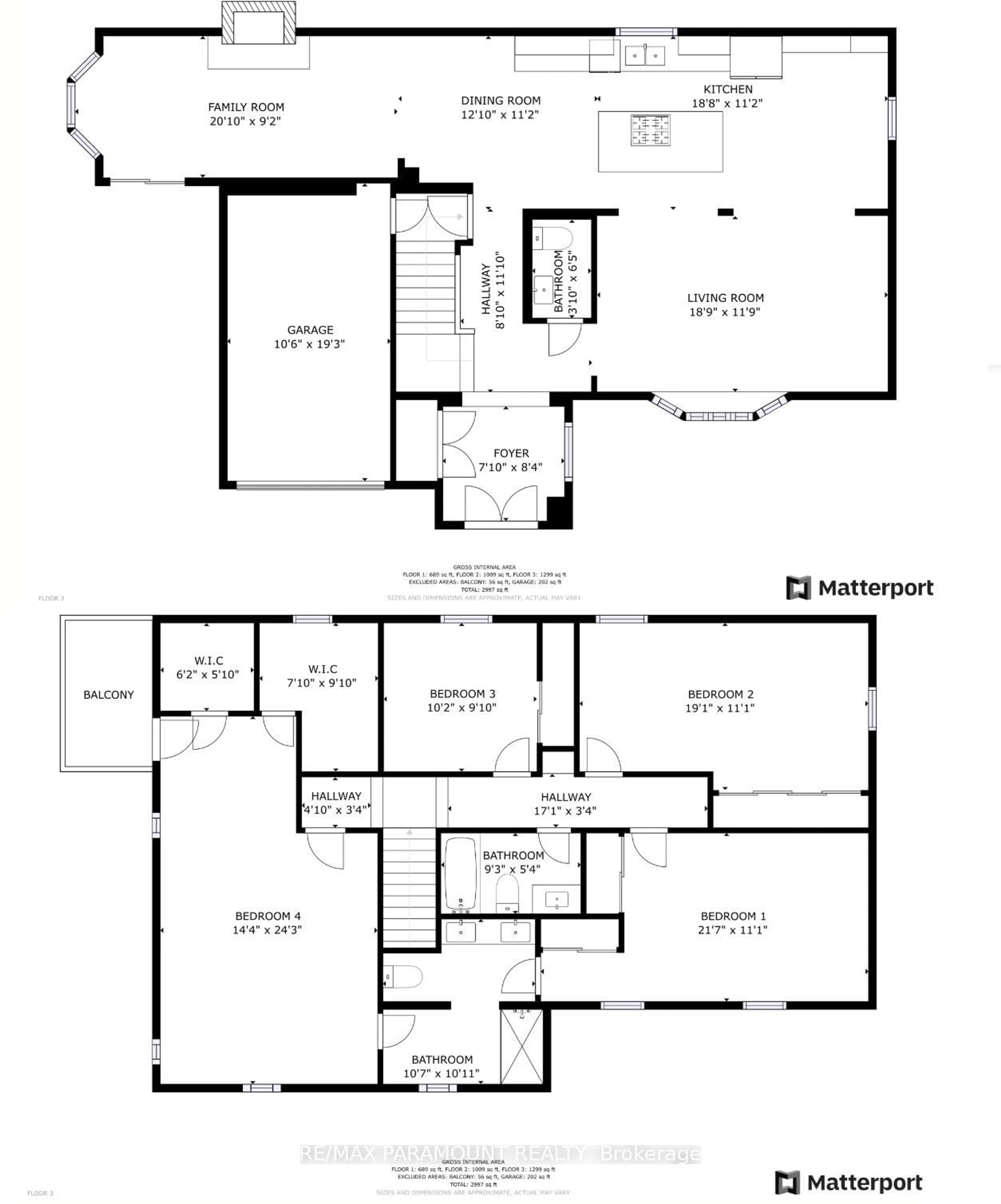 Floor plan for 10 Burnham Cres, Brampton Ontario L6T 2L2