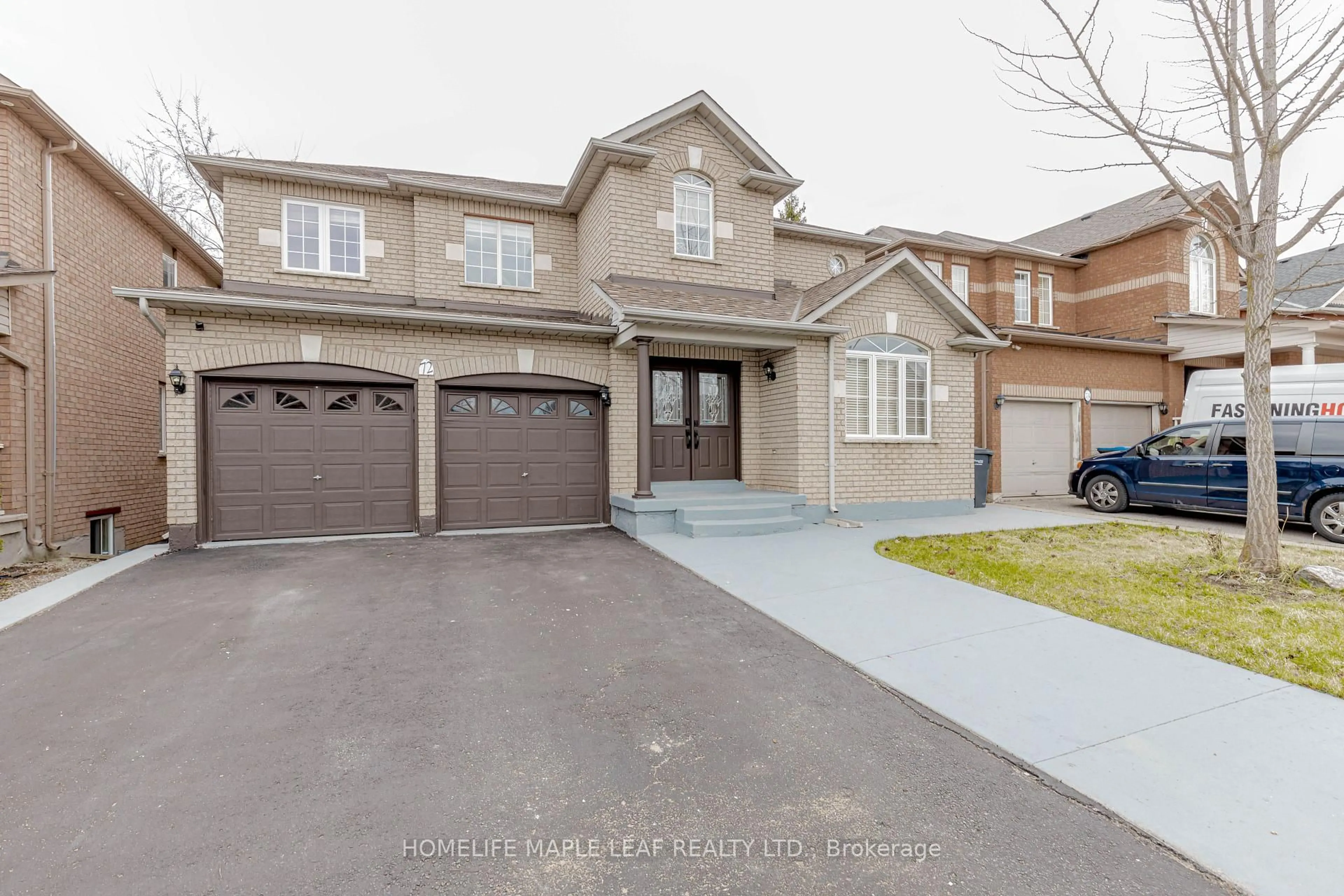 Home with brick exterior material, street for 72 Dunvegan Cres, Brampton Ontario L7A 2Y1