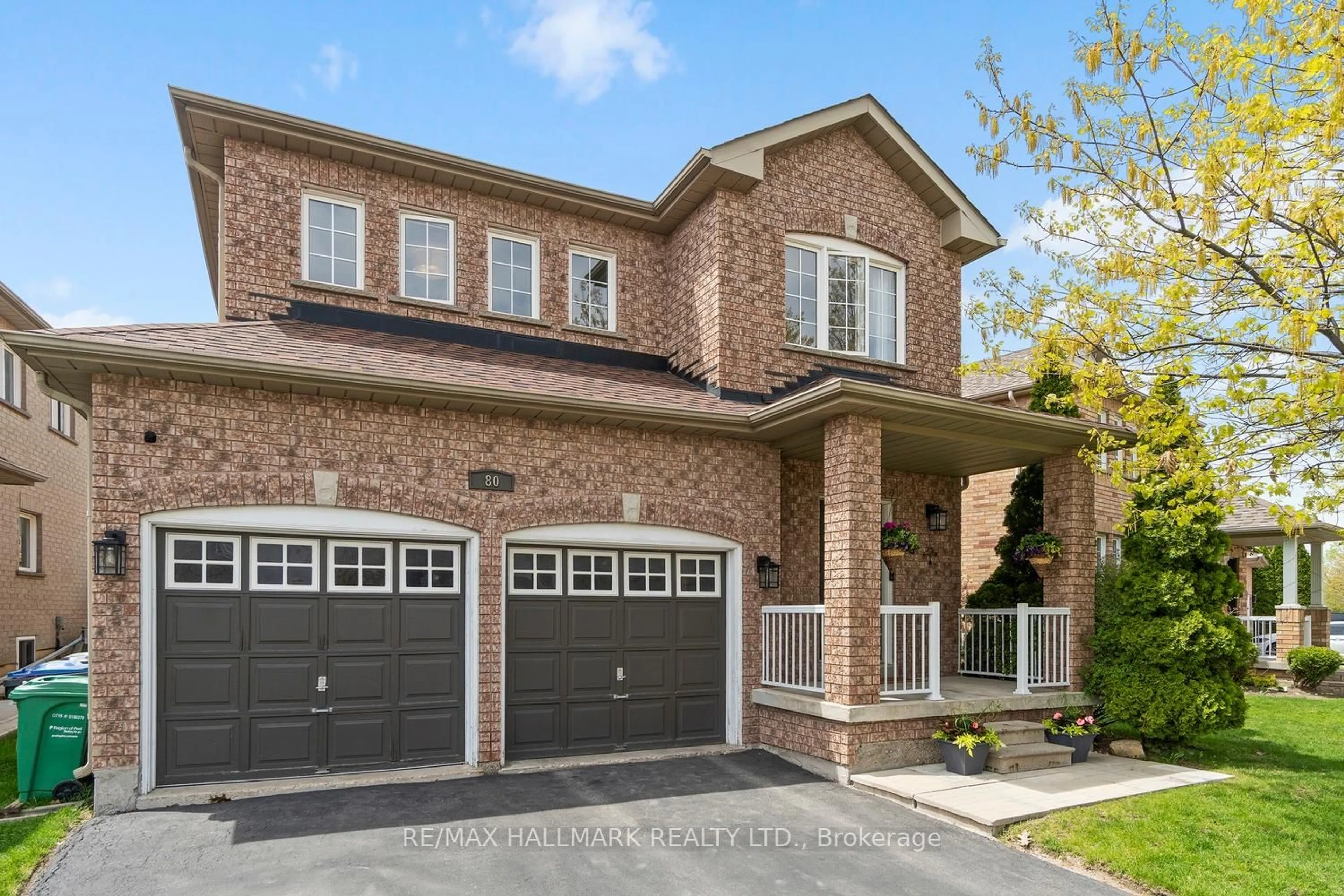 Home with brick exterior material, street for 80 Sewells Lane, Brampton Ontario L7A 2Z8