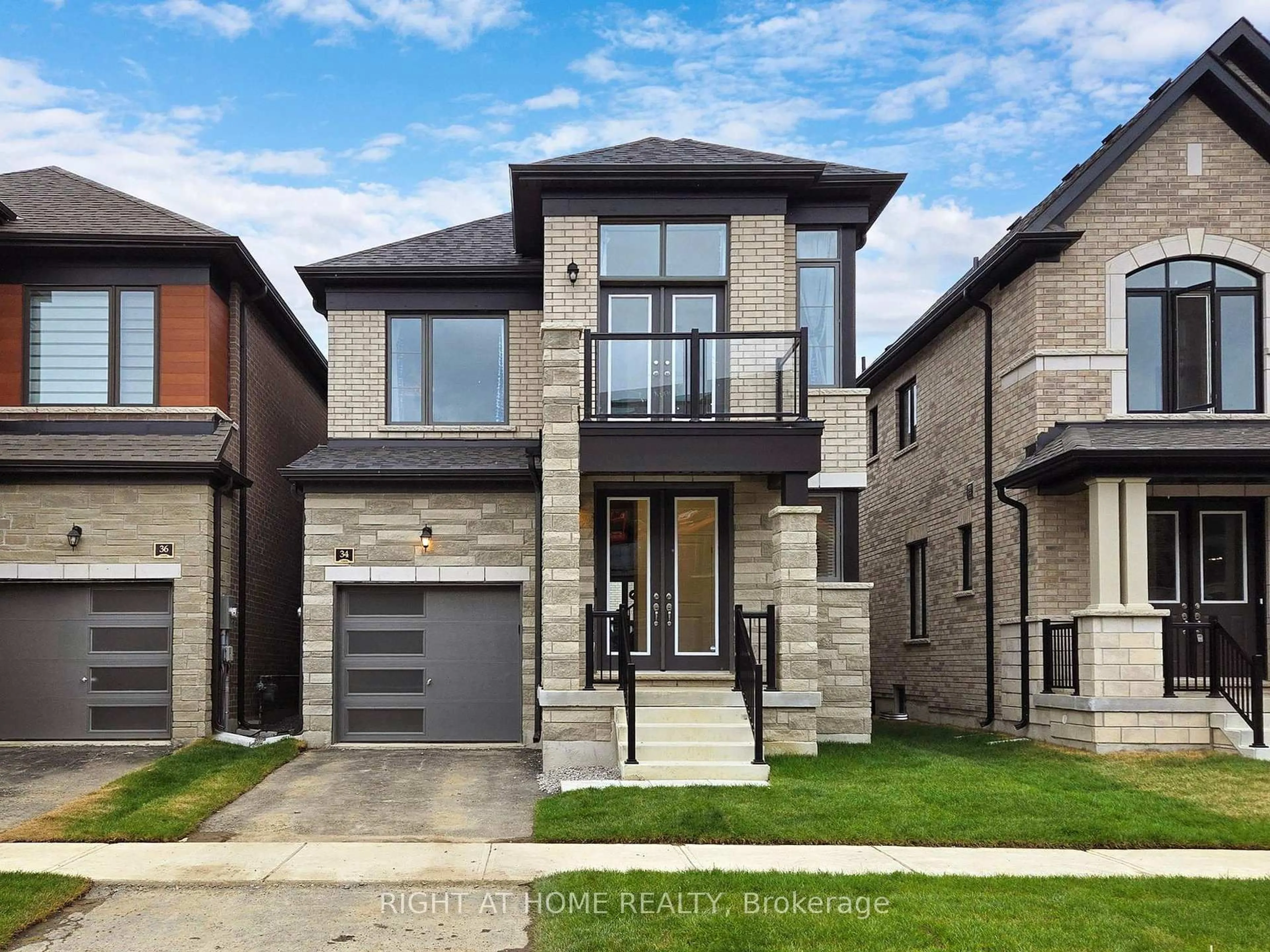 Home with brick exterior material, street for 34 Camino Real Dr, Caledon Ontario L7C 1Z9