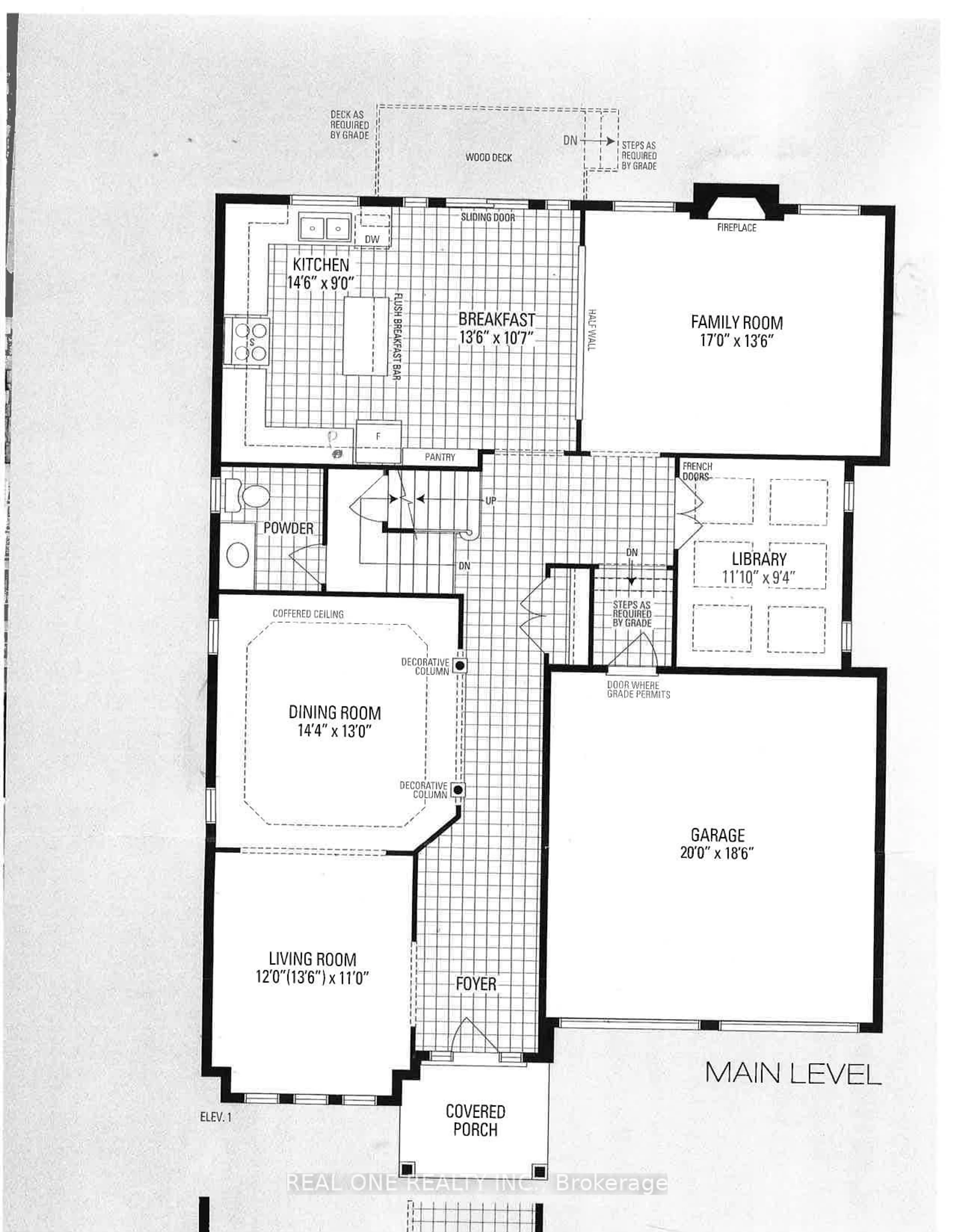 Floor plan for 555 Alfred Hughes Ave, Oakville Ontario L6H 2B4