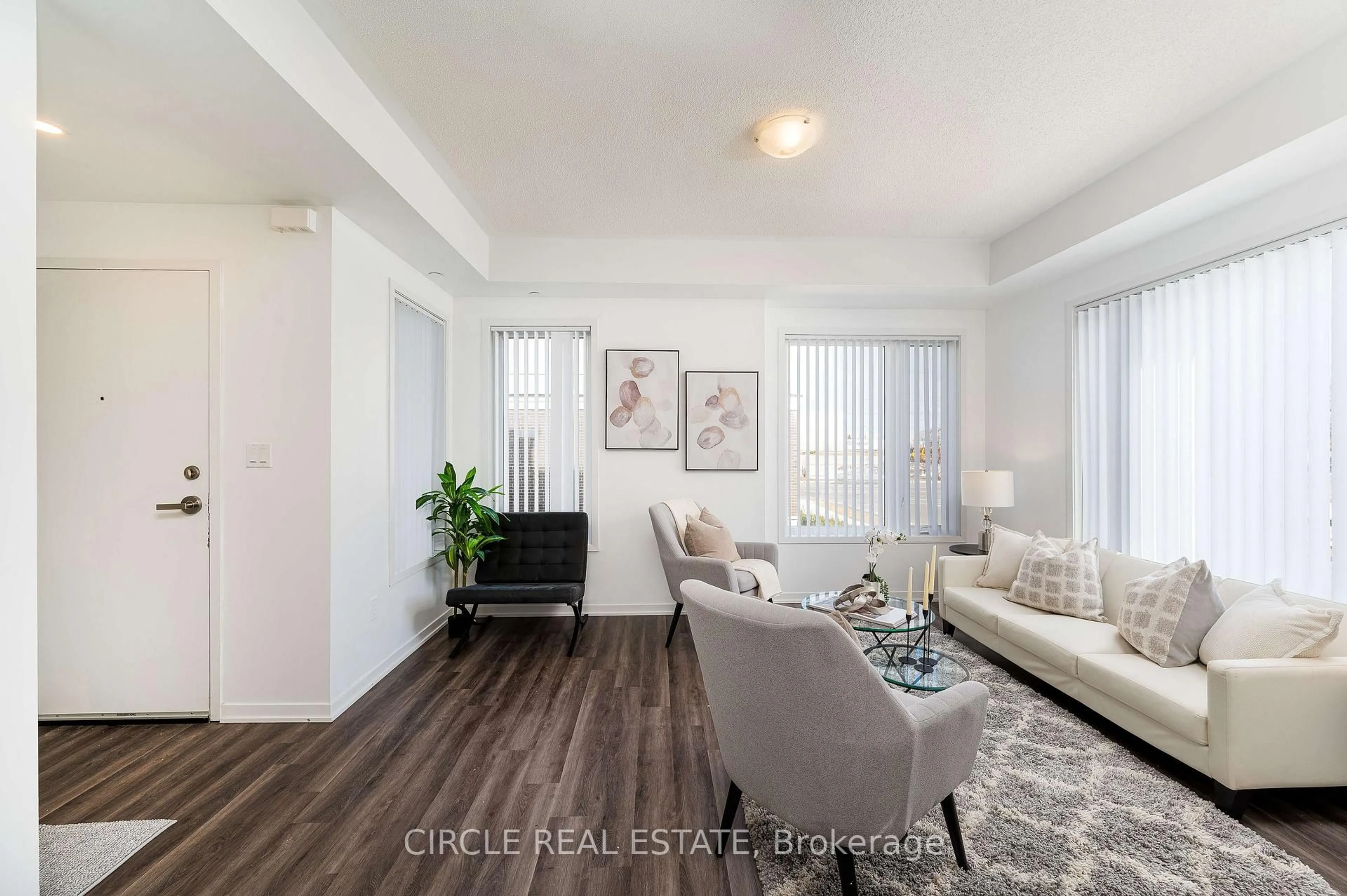 Living room with furniture, unknown for 10 Lloyd Janes Lane #194, Toronto Ontario M8V 2C7