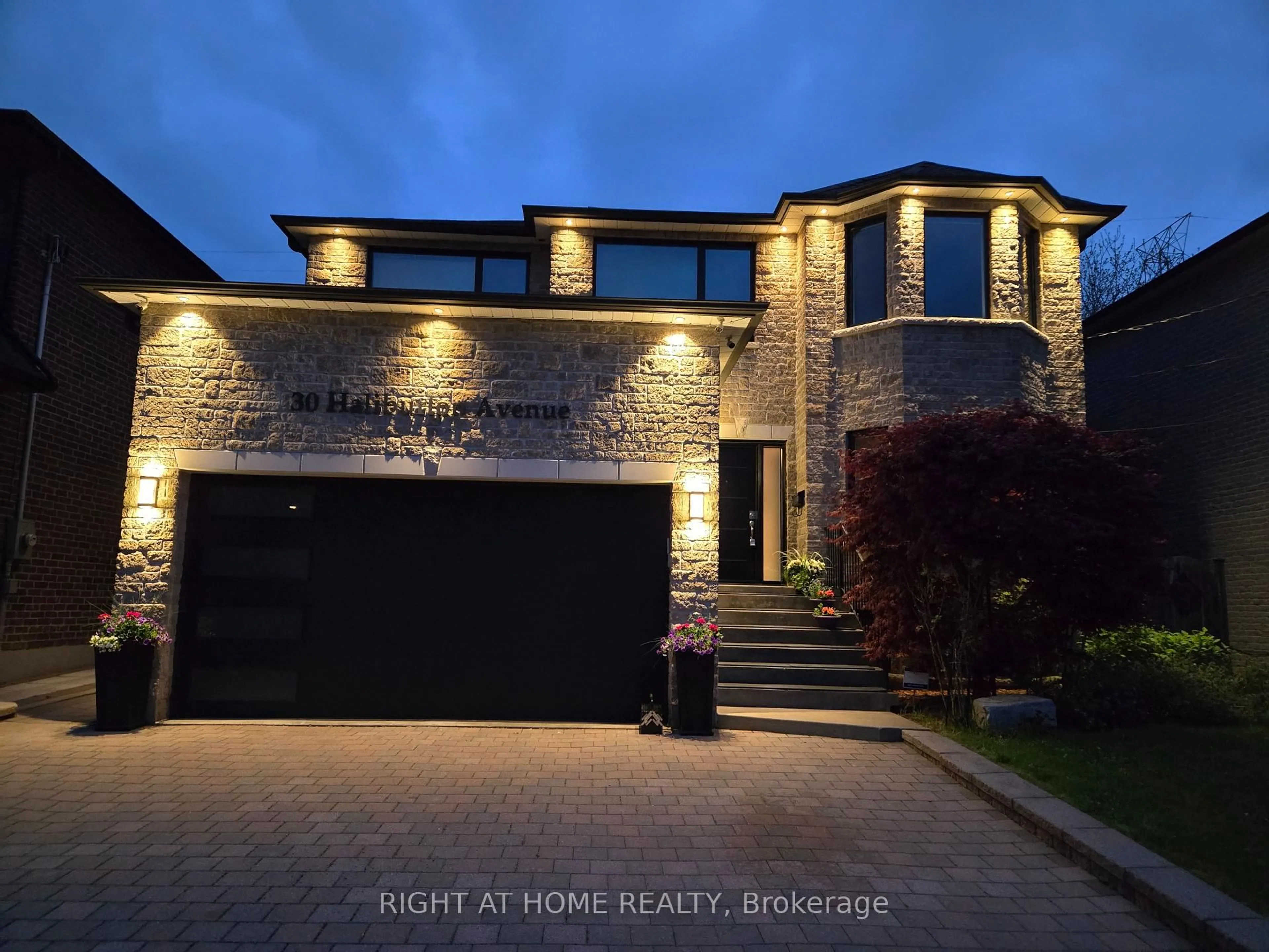 Home with brick exterior material, street for 30 Haliburton Ave, Toronto Ontario M9B 4Y4