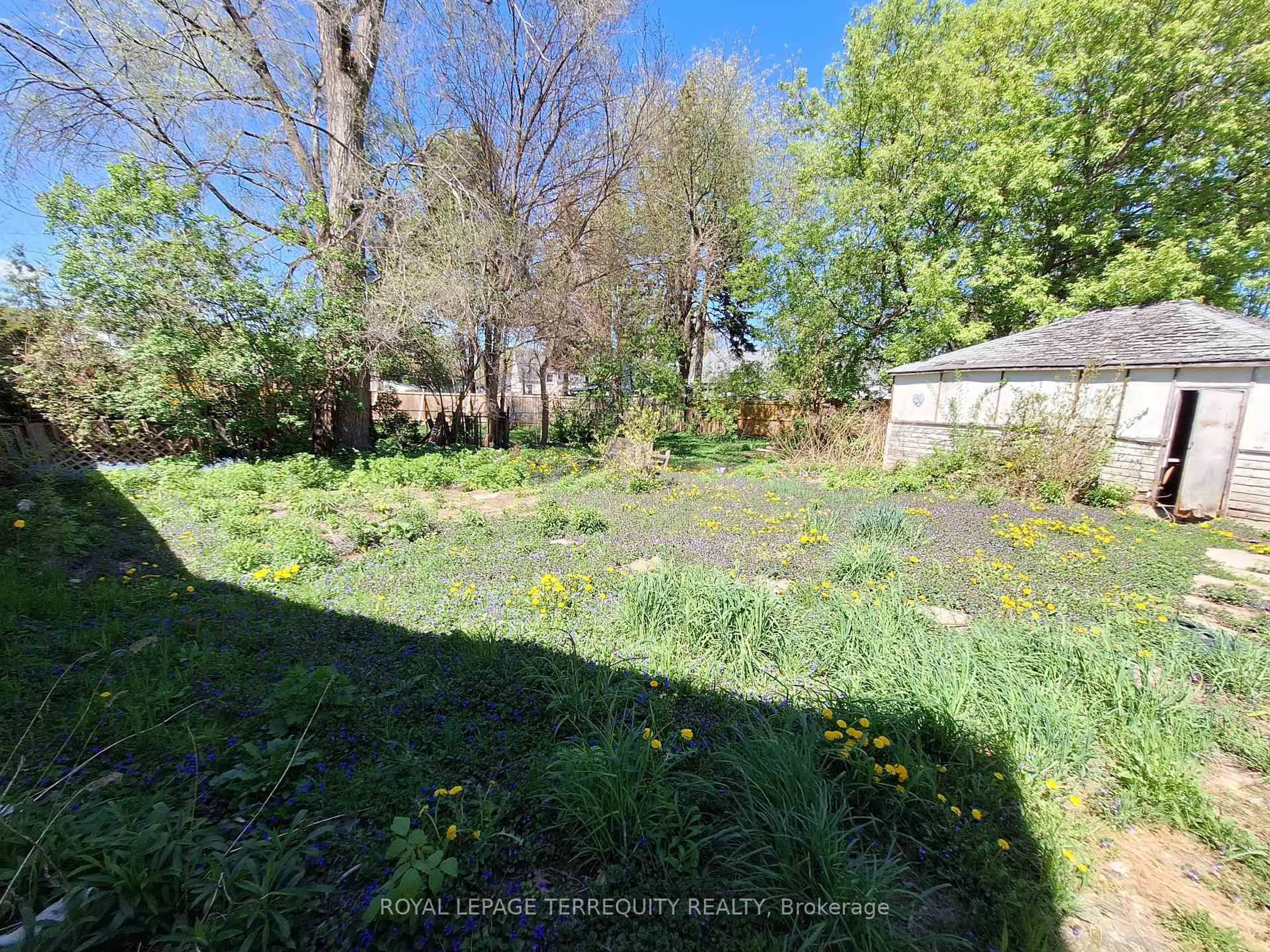 A pic from outside/outdoor area/front of a property/back of a property/a pic from drone, forest/trees view for 676 Trethewey Dr, Toronto Ontario M6M 4C4