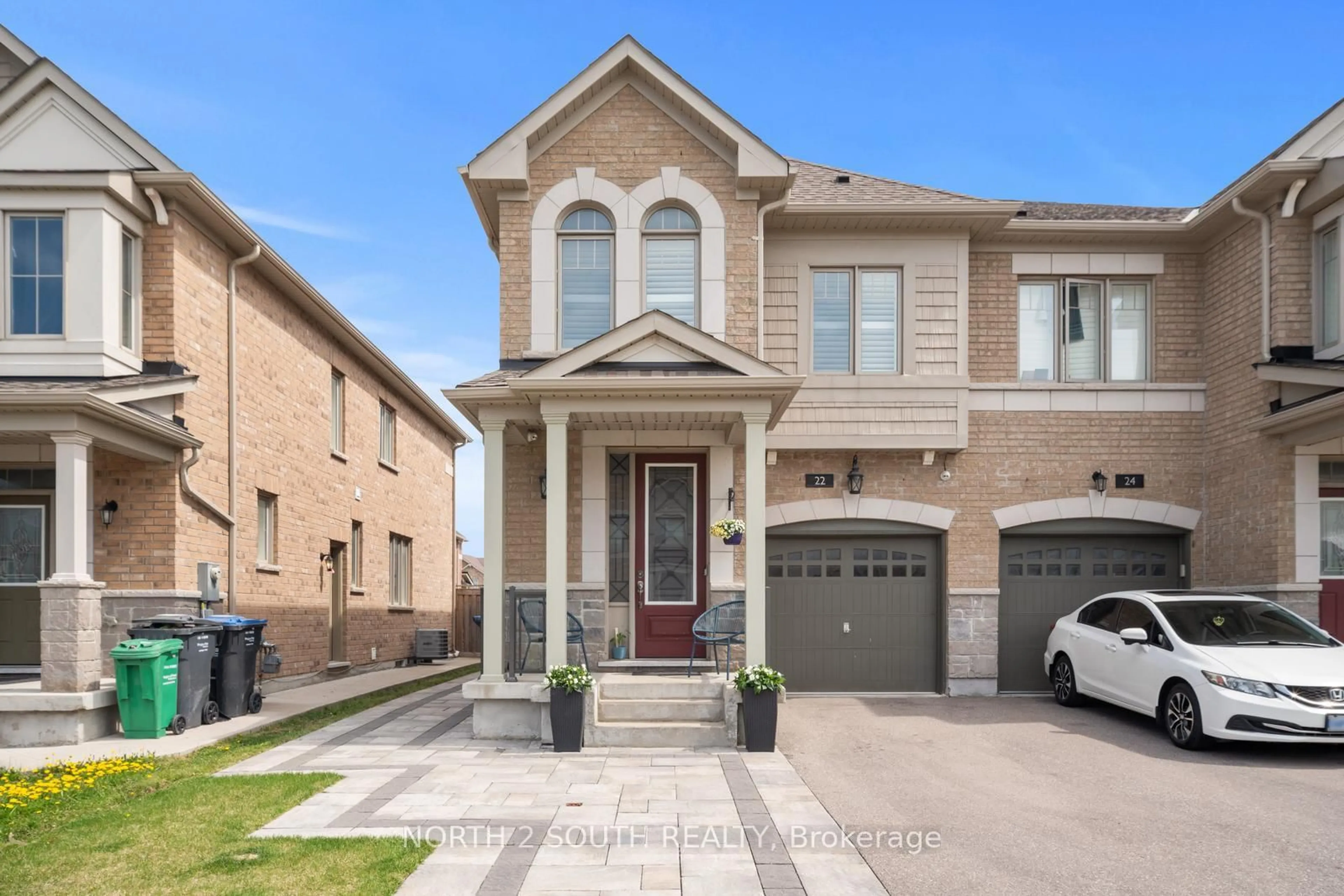 Home with brick exterior material, street for 22 Bernadino St, Brampton Ontario L6P 4G1