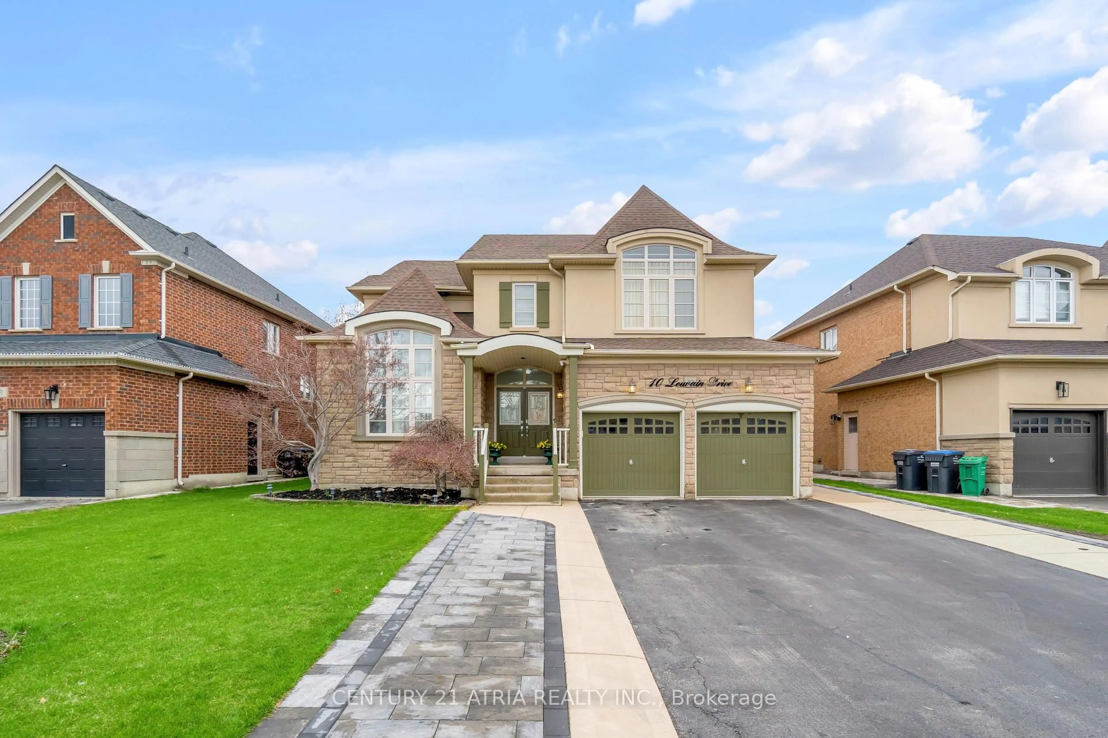 Home with brick exterior material, street for 10 Louvain Dr, Brampton Ontario L6P 1W4