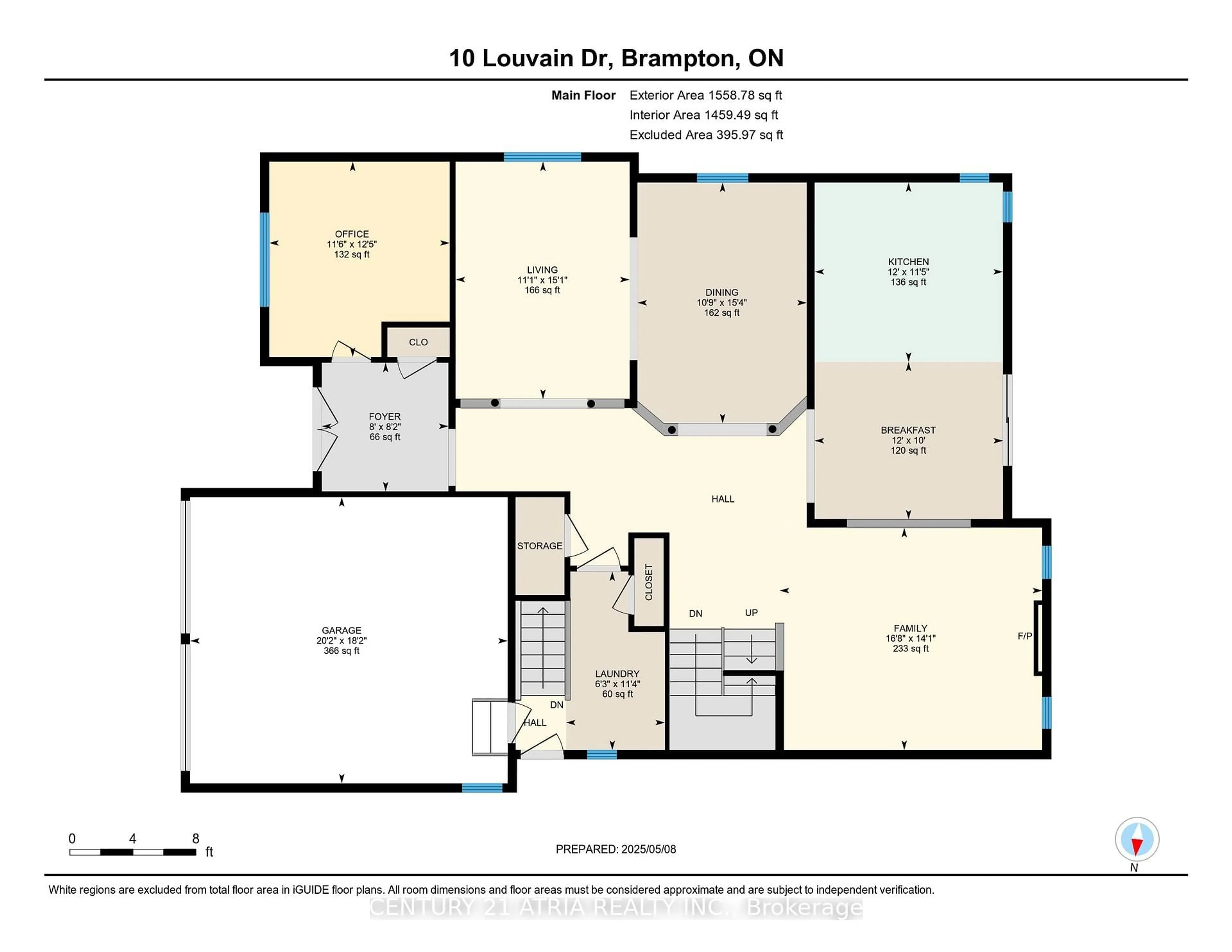 Floor plan for 10 Louvain Dr, Brampton Ontario L6P 1W4