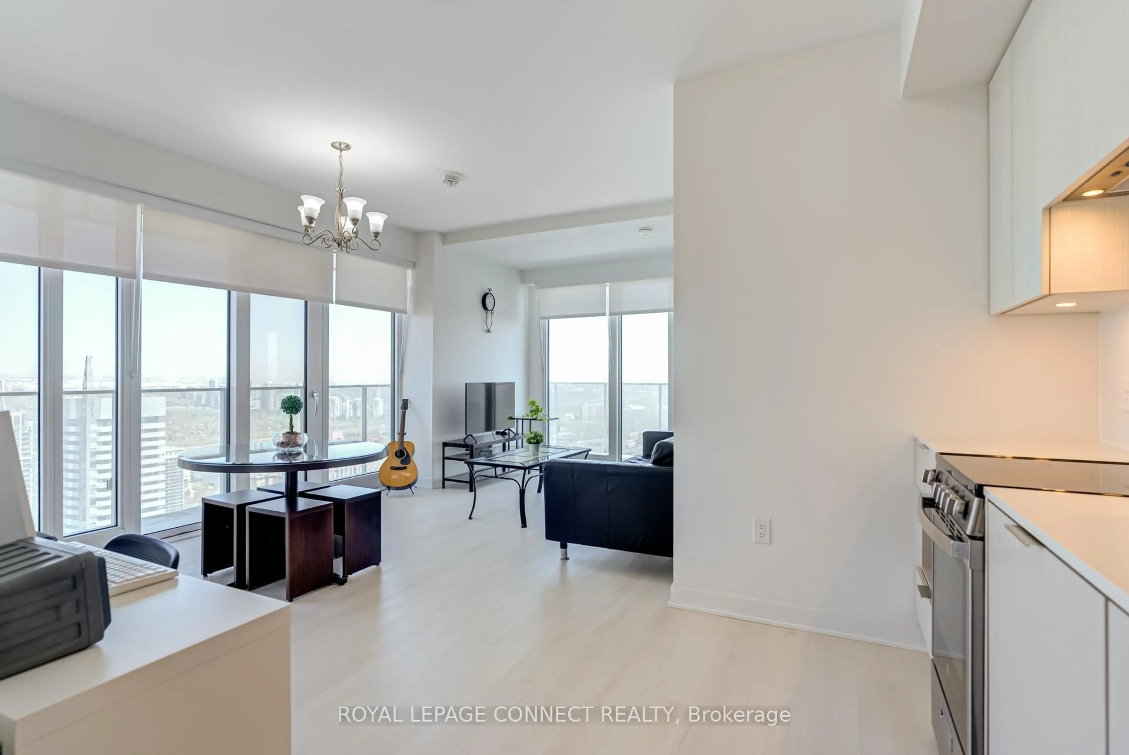 Living room with furniture, unknown for 3900 Confederation Pkwy #4710, Mississauga Ontario L5B 0M3