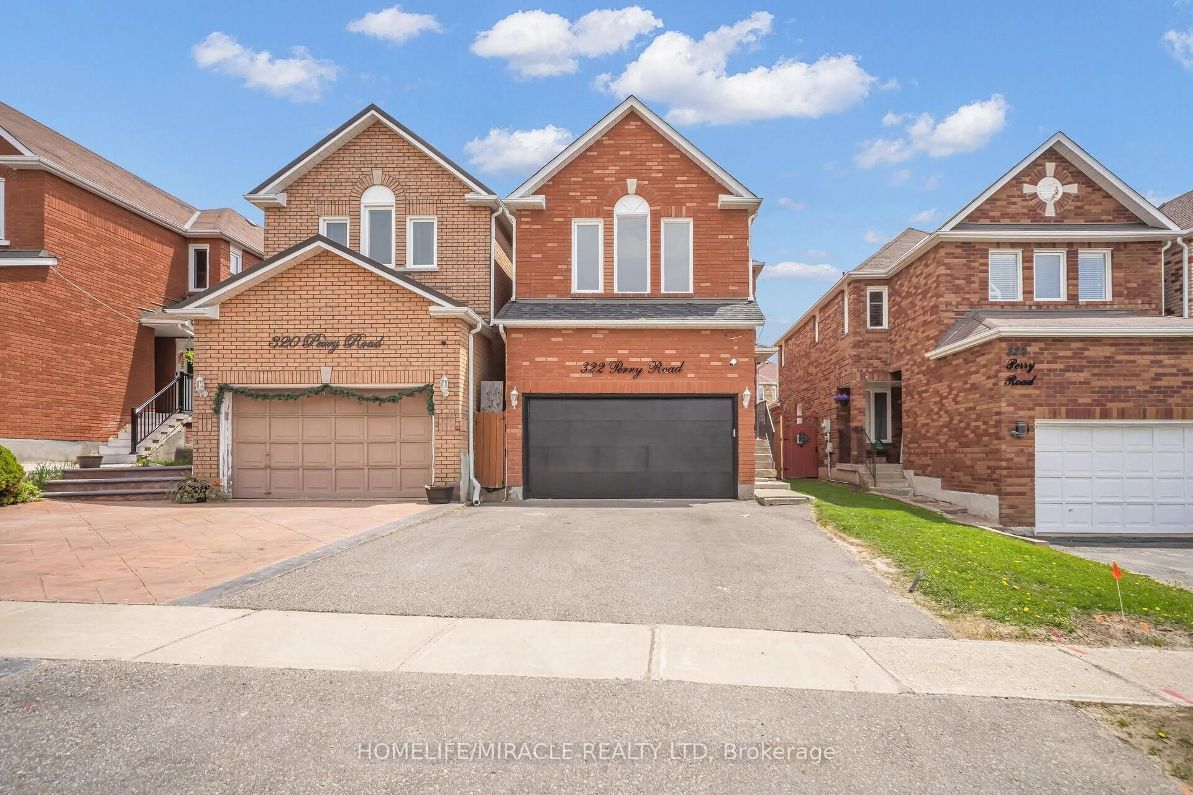 Home with brick exterior material, street for 322 Perry Rd, Orangeville Ontario L9W 4Z1