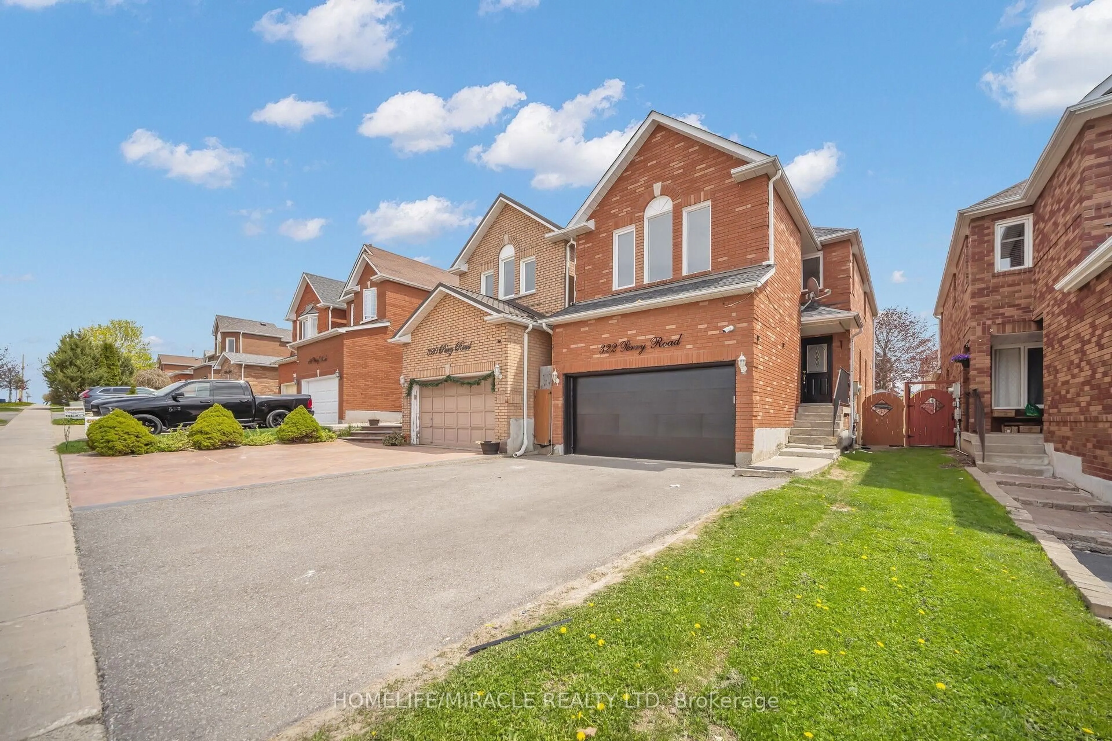 Home with brick exterior material, street for 322 Perry Rd, Orangeville Ontario L9W 4Z1