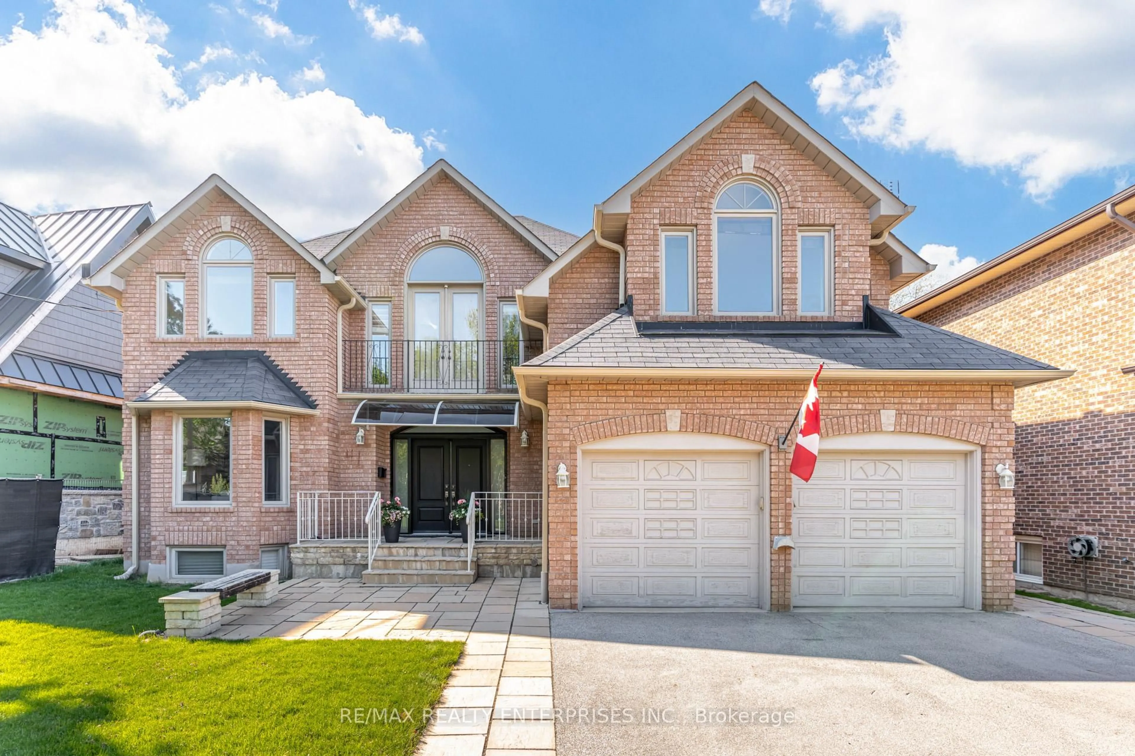 Home with brick exterior material, street for 14 Donalbert Rd, Toronto Ontario M9B 2E8
