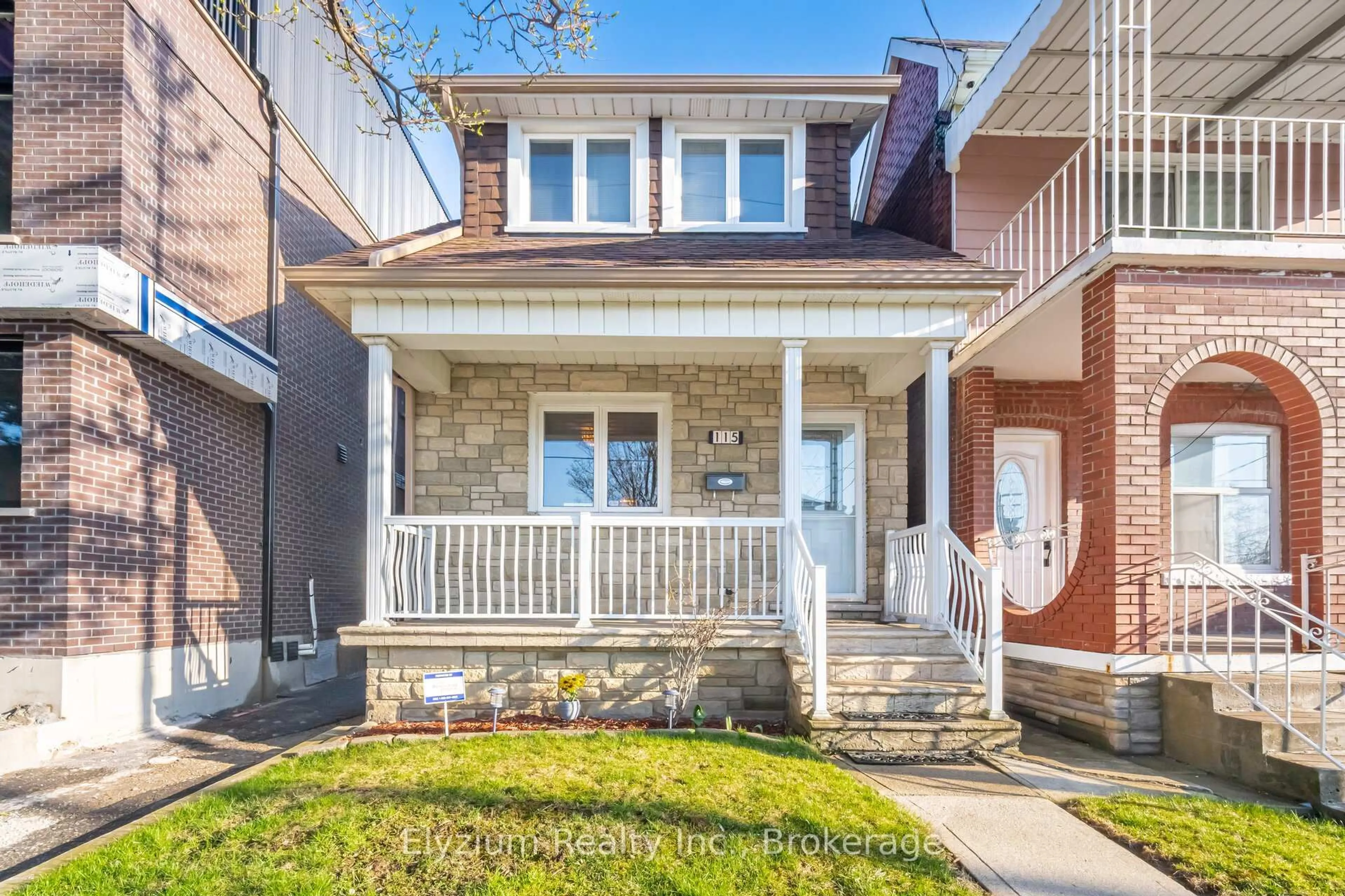 Home with brick exterior material, street for 115 Hatherley Rd, Toronto Ontario M6E 1W4