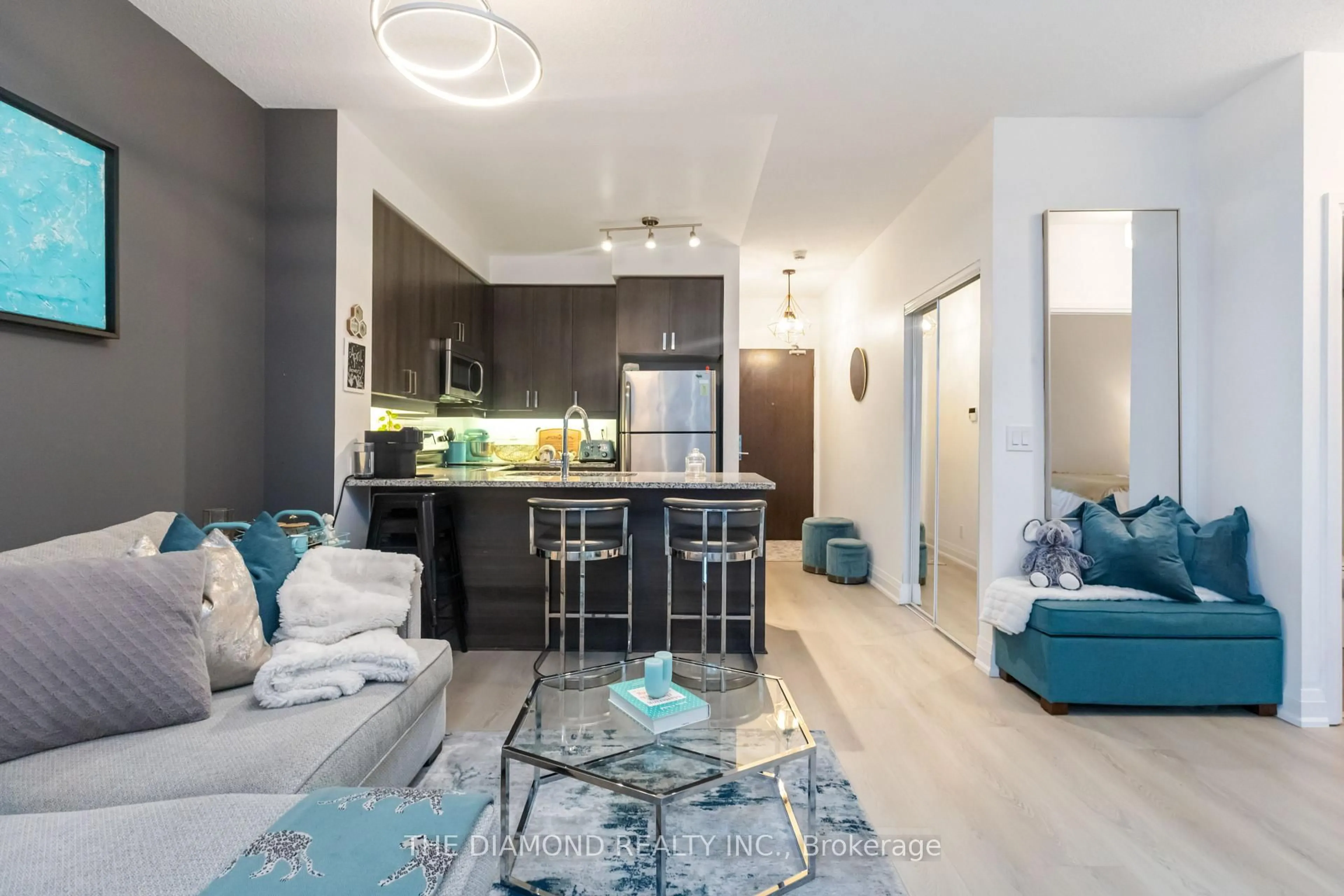 Open concept kitchen, unknown for 1185 The Queensway N/A #201, Toronto Ontario M8Z 0C6