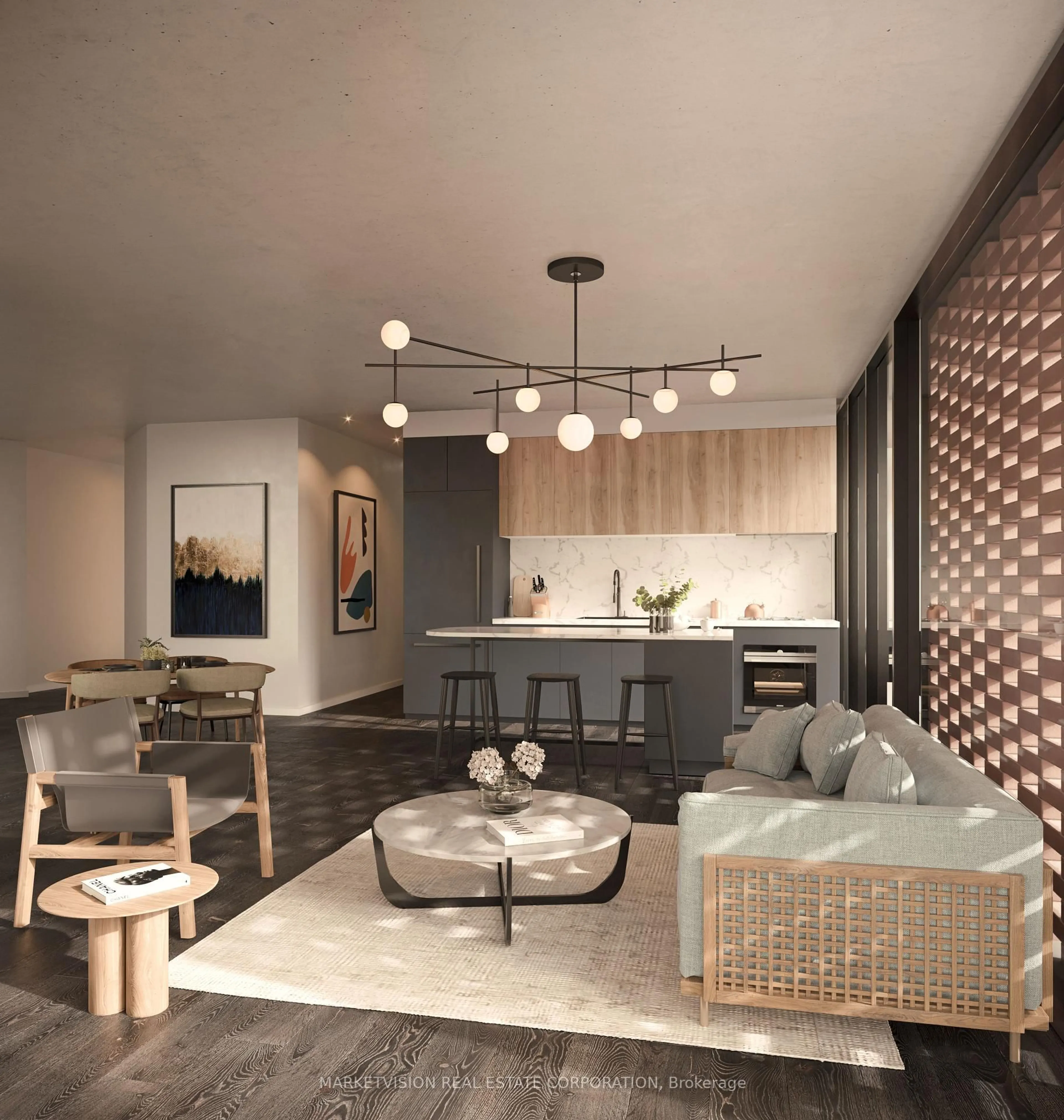 Open concept kitchen, unknown for 2625 Dundas St #808, Toronto Ontario M6P 1X9