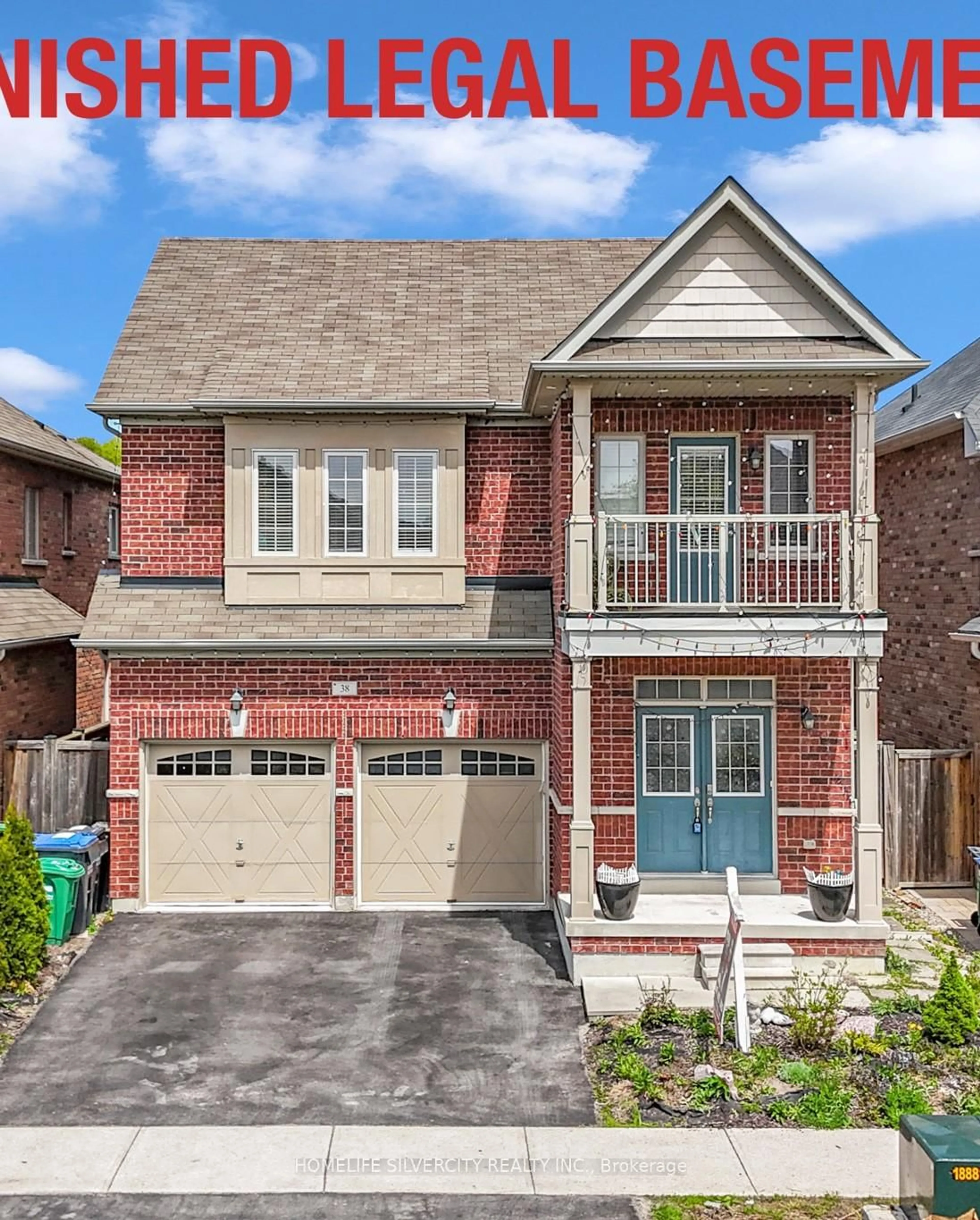Home with brick exterior material, street for 38 George Robinson Dr, Brampton Ontario L6Y 0G8