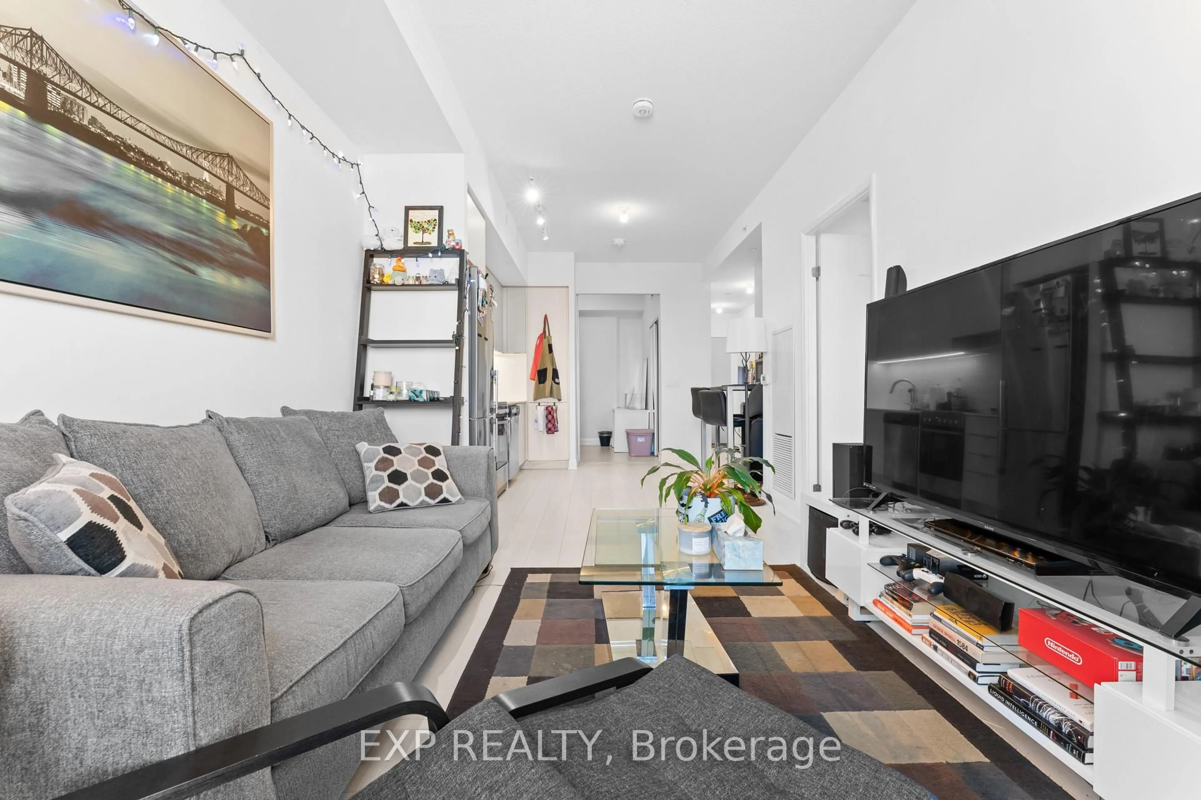 Living room with furniture, unknown for 30 Gibbs Rd #610, Toronto Ontario M9B 0E4