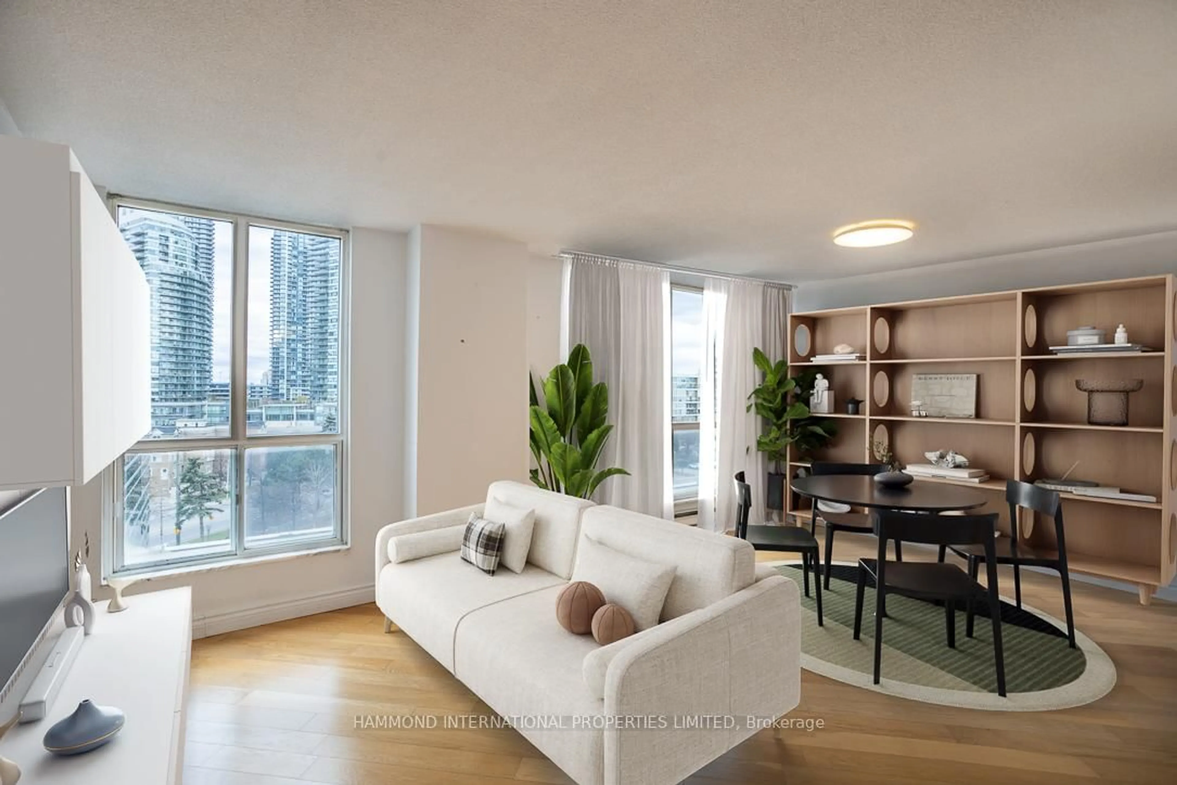 Living room with furniture, unknown for 2285 Lake Shore Blvd #511, Toronto Ontario M8V 3X9