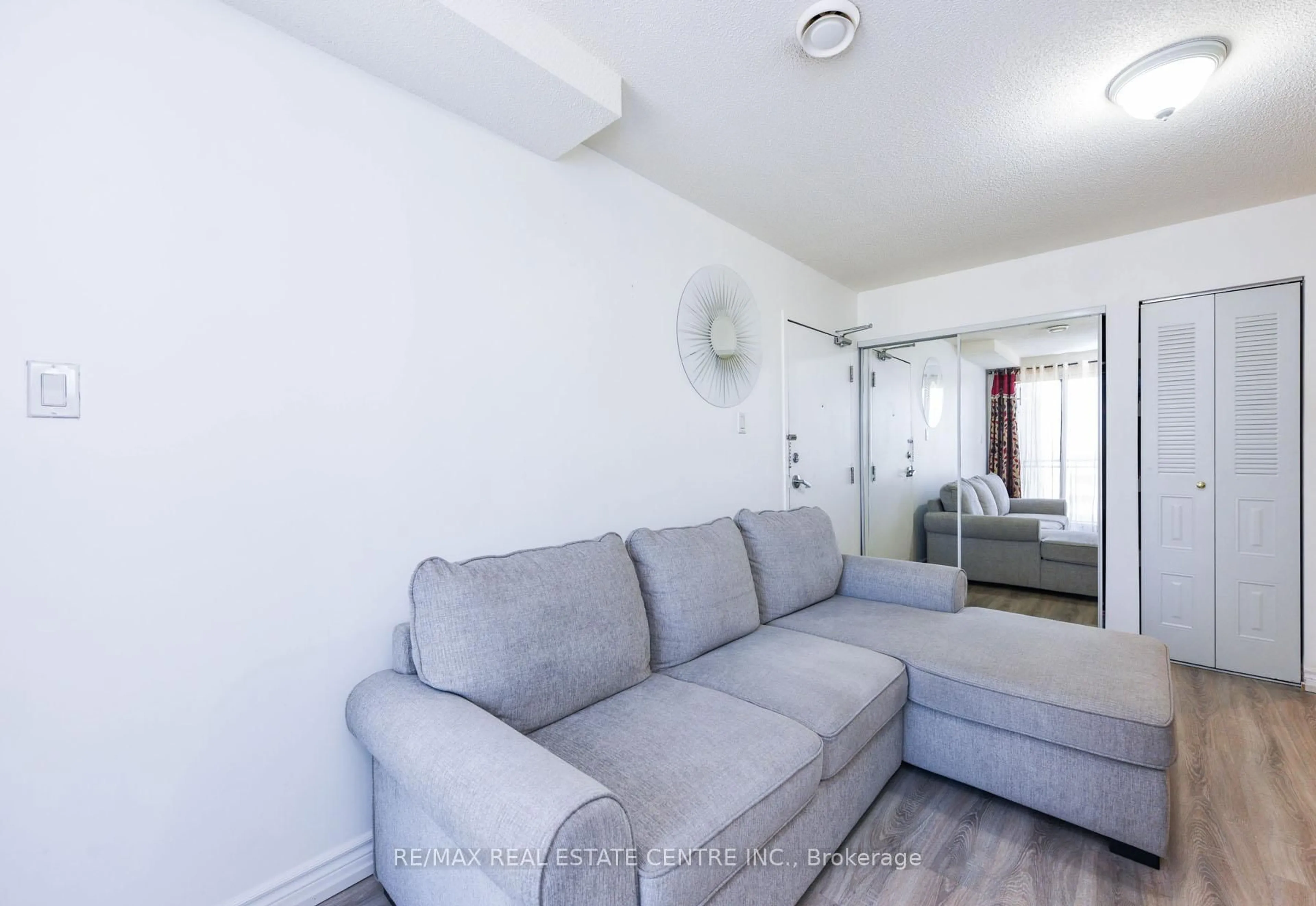 Living room with furniture, unknown for 7405 Goreway Dr #520, Mississauga Ontario L4T 0A2