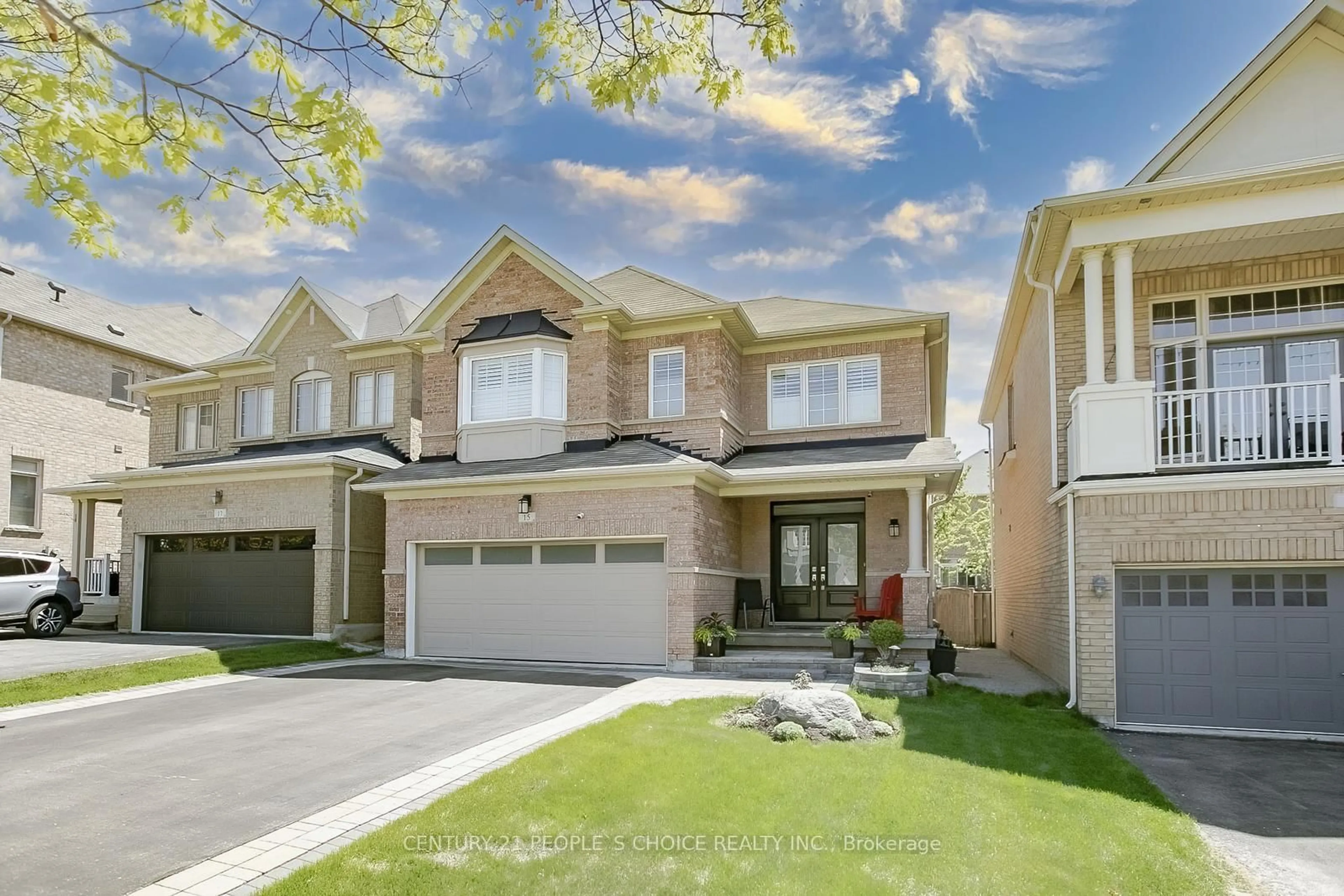 Home with brick exterior material, street for 15 Fallharvest Ave, Brampton Ontario L6Y 0P2