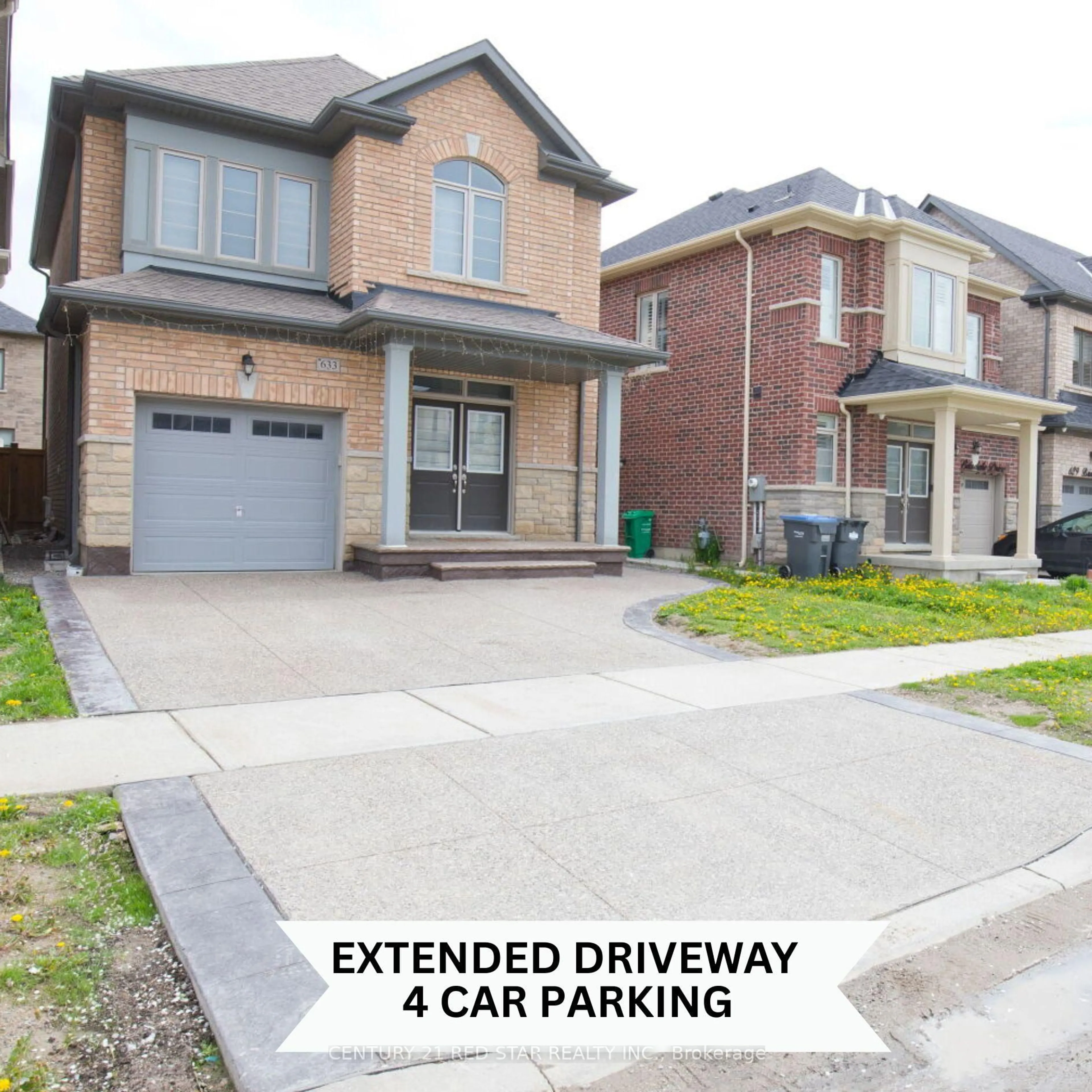 Home with brick exterior material, street for 633 Brisdale Dr, Brampton Ontario L7A 5B6