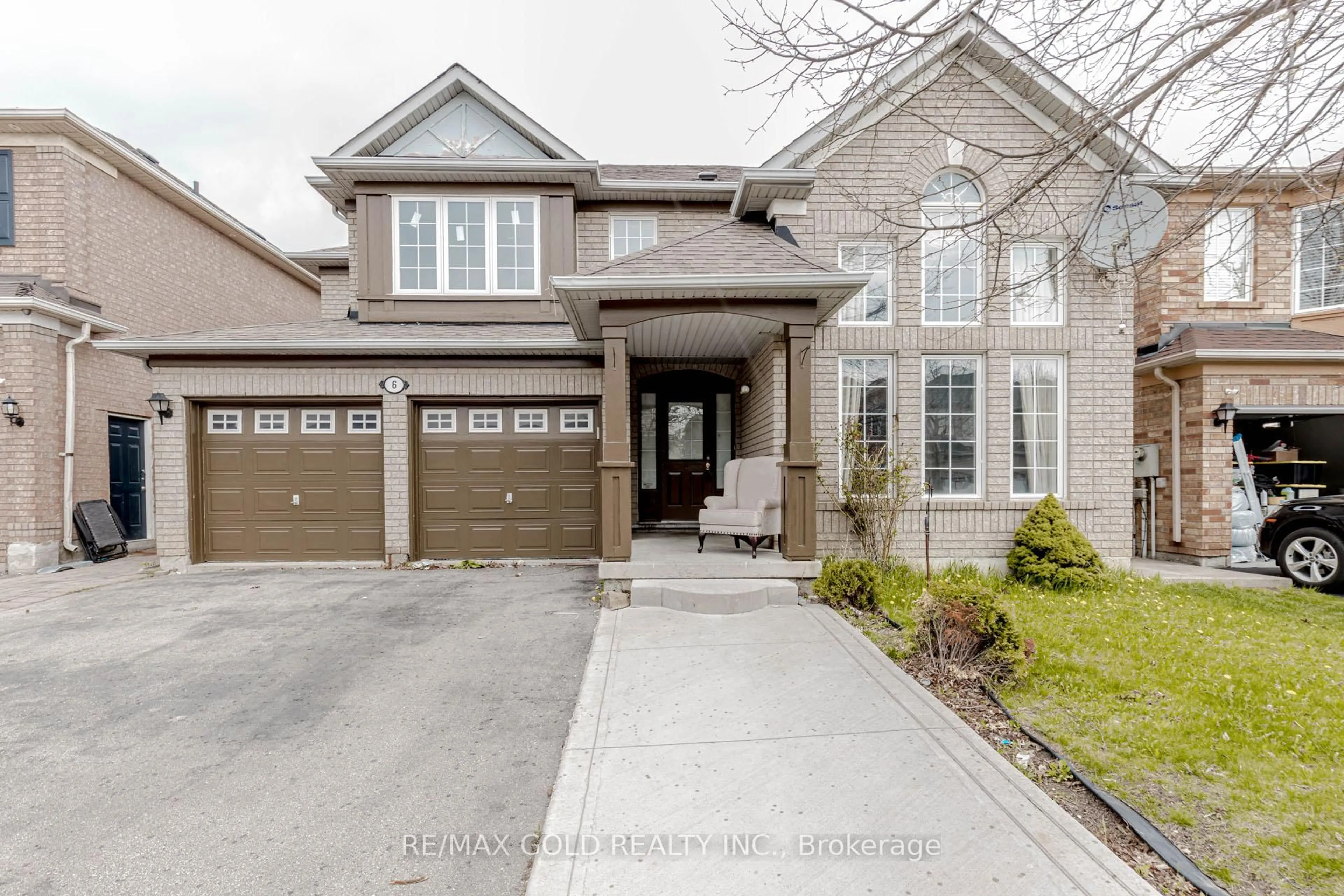 Home with brick exterior material, street for 6 Wonder Way, Brampton Ontario L6P 1E9