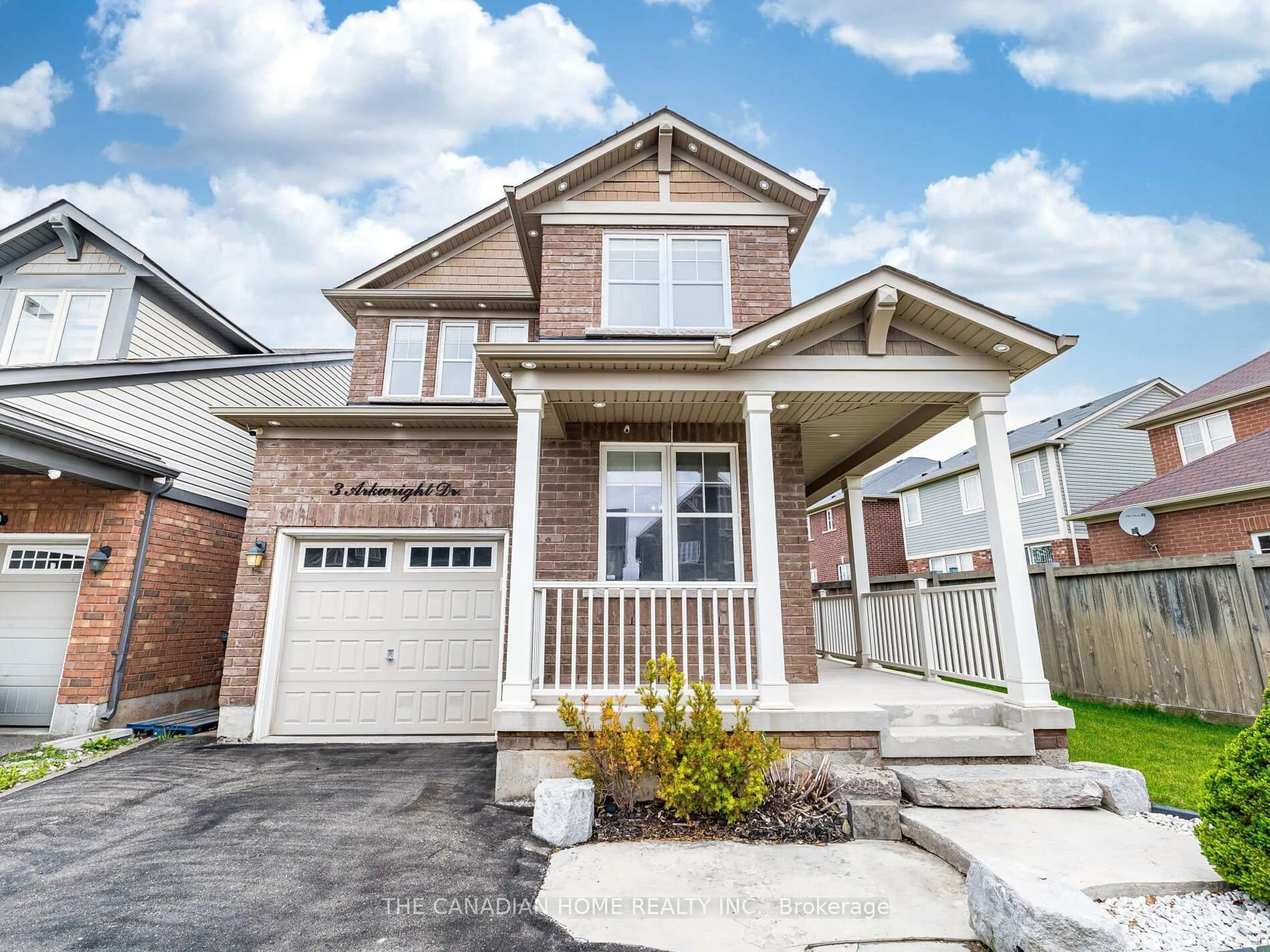Home with brick exterior material, street for 3 Arkwright Dr, Brampton Ontario L7A 0V2
