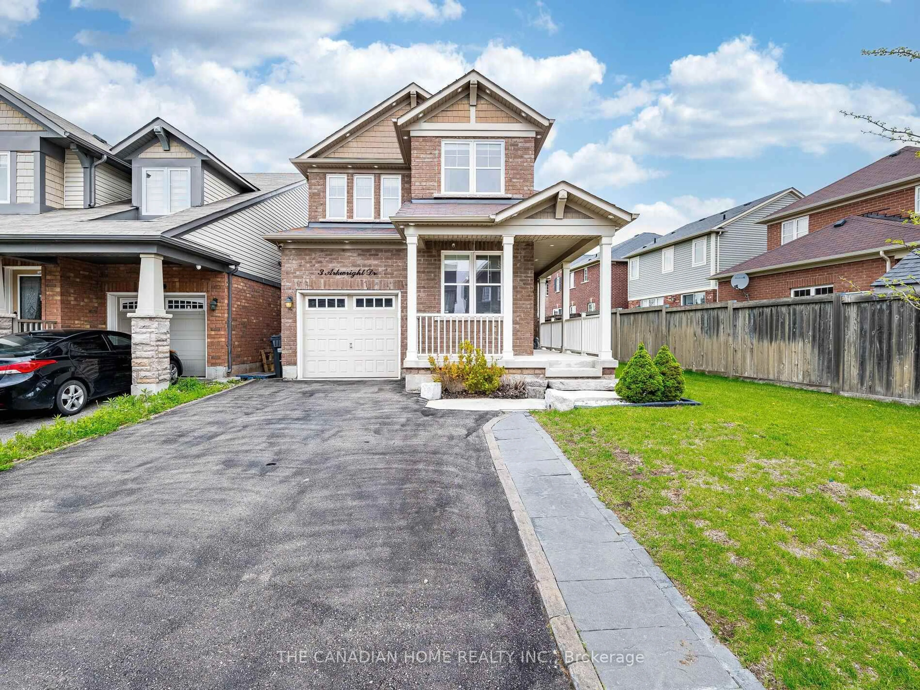 Home with brick exterior material, street for 3 Arkwright Dr, Brampton Ontario L7A 0V2