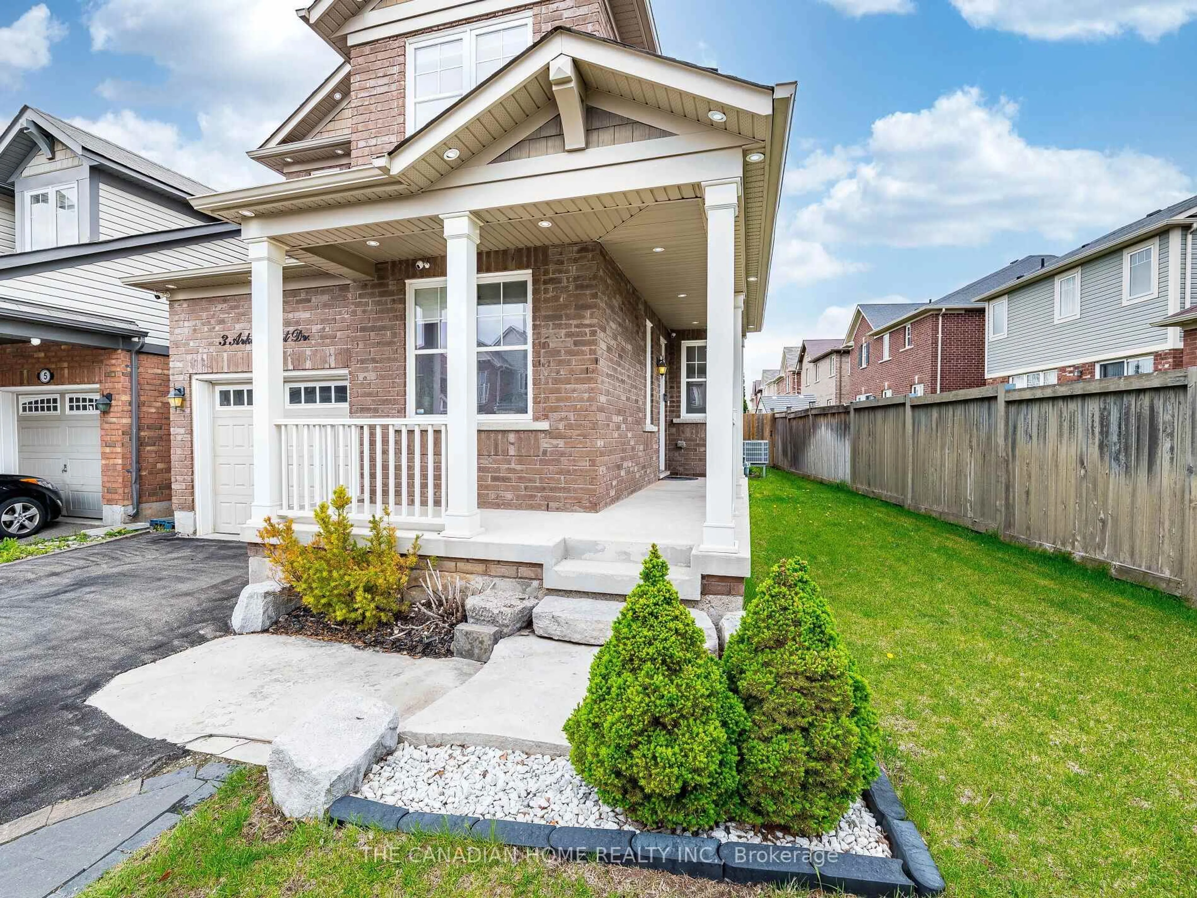 Home with brick exterior material, street for 3 Arkwright Dr, Brampton Ontario L7A 0V2