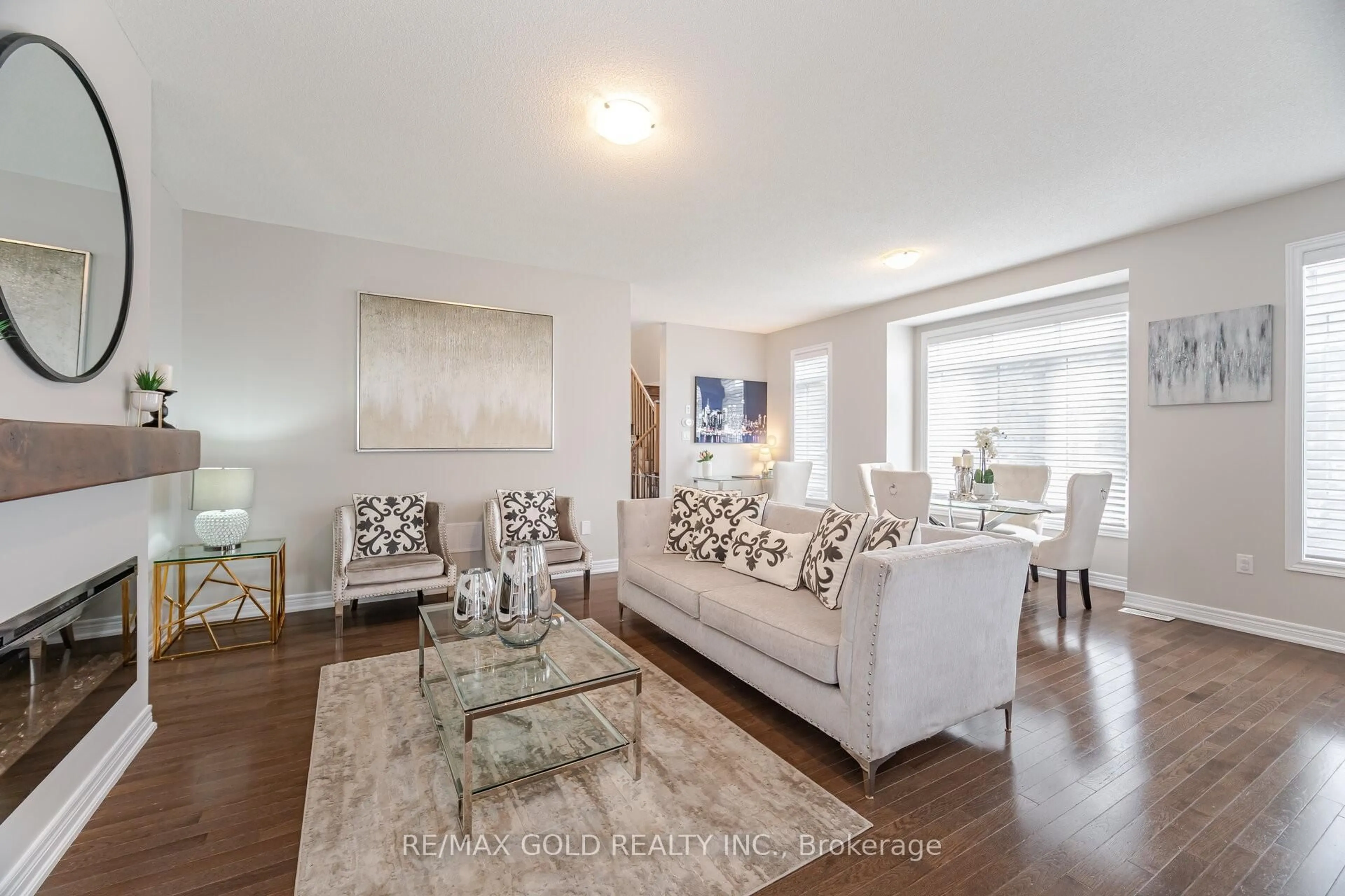 Living room with furniture, unknown for 533 Veterans Dr, Brampton Ontario L7A 5A6