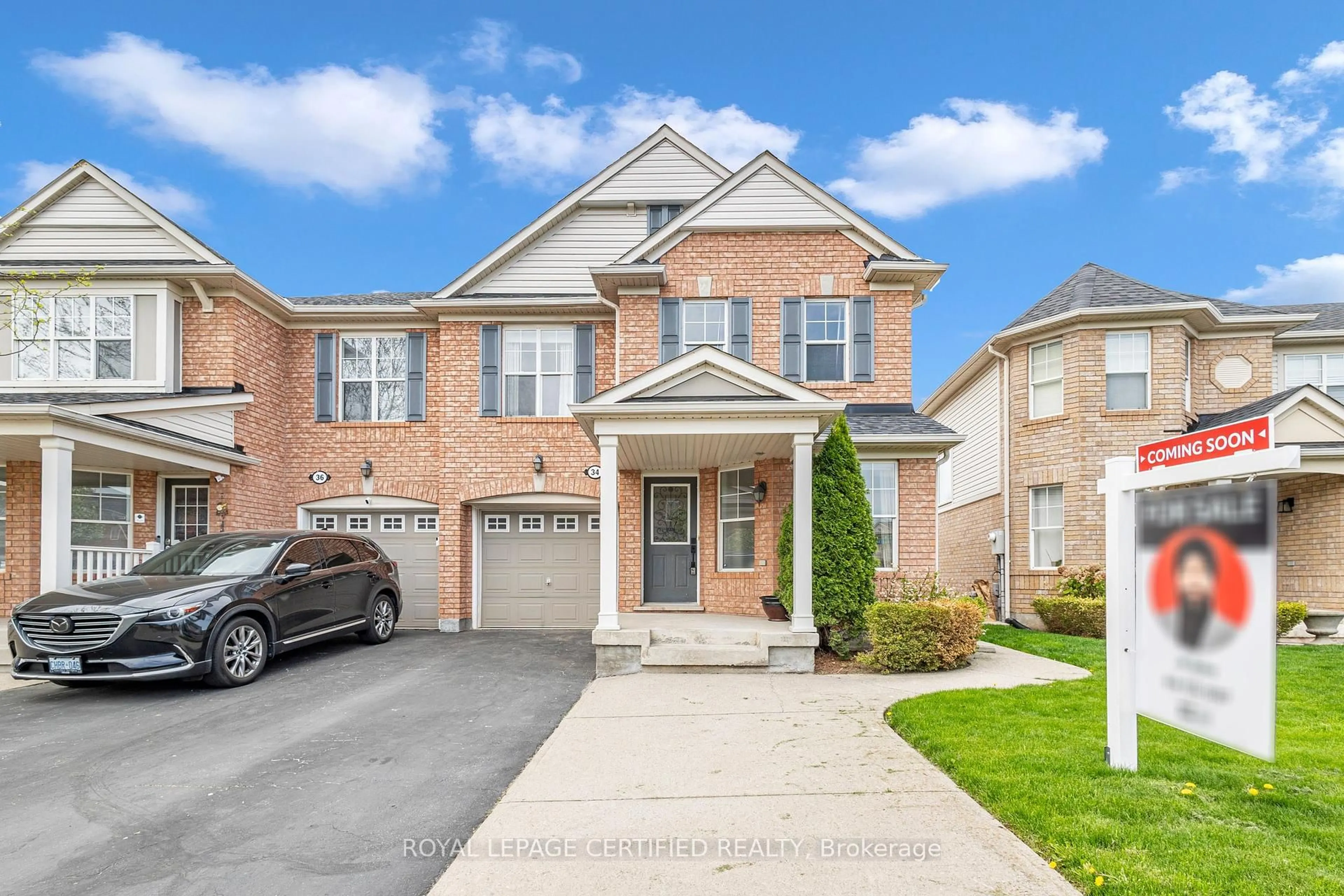 Home with brick exterior material, street for 34 Tawnie Cres, Brampton Ontario L6X 0L7