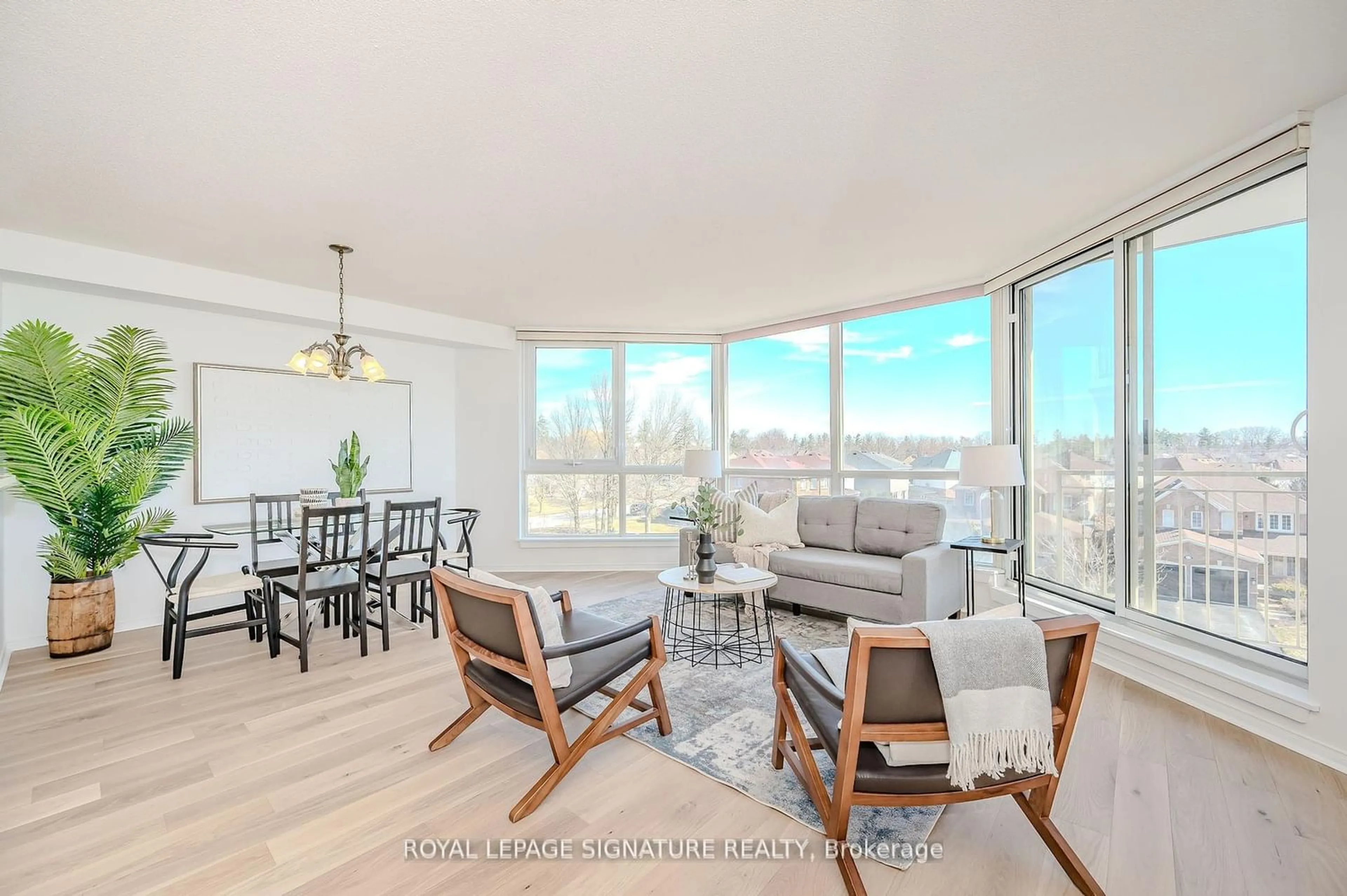 Living room with furniture, unknown for 26 Hall Rd #412, Halton Hills Ontario L7G 5G5