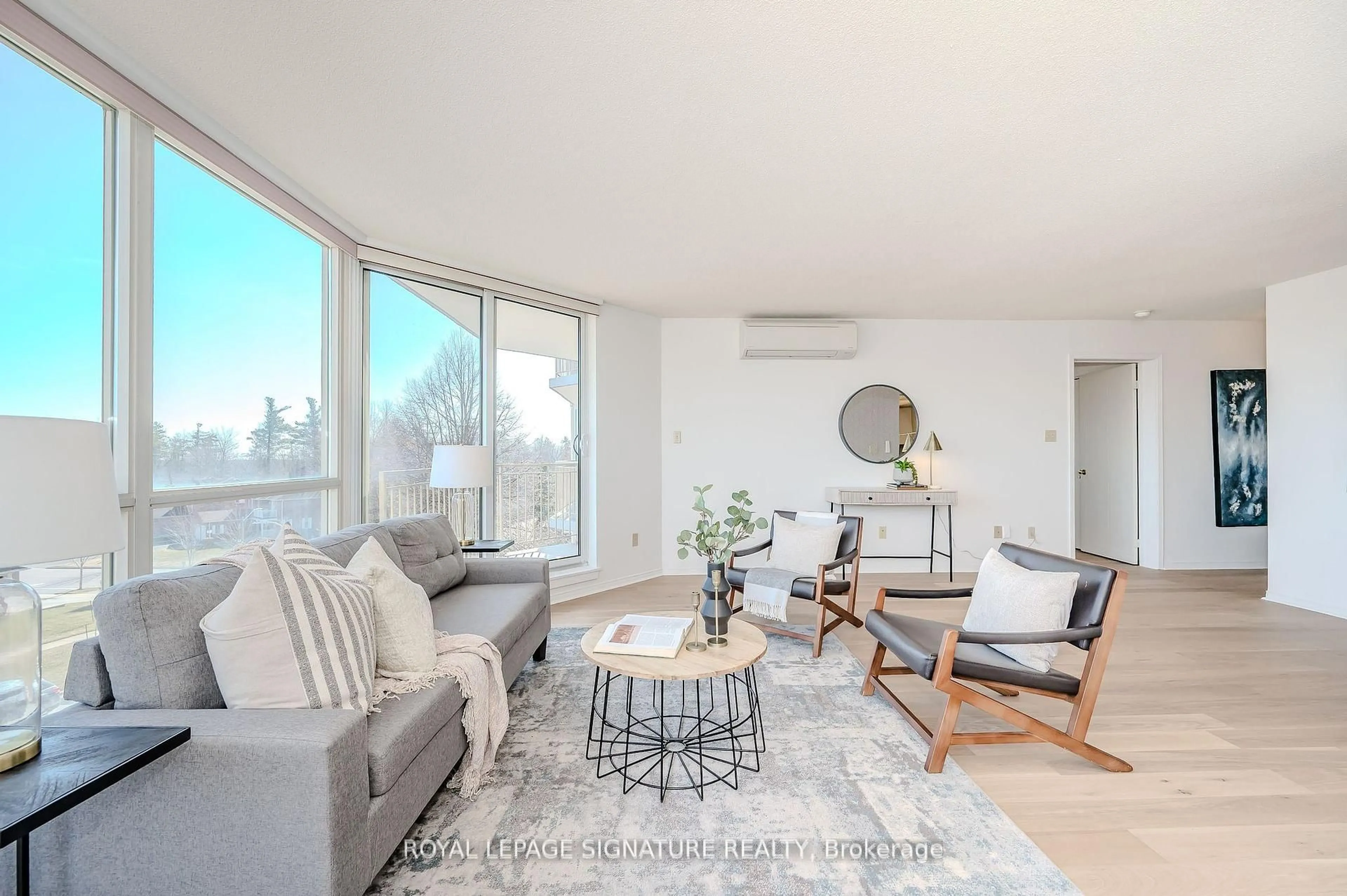 Living room with furniture, unknown for 26 Hall Rd #412, Halton Hills Ontario L7G 5G5