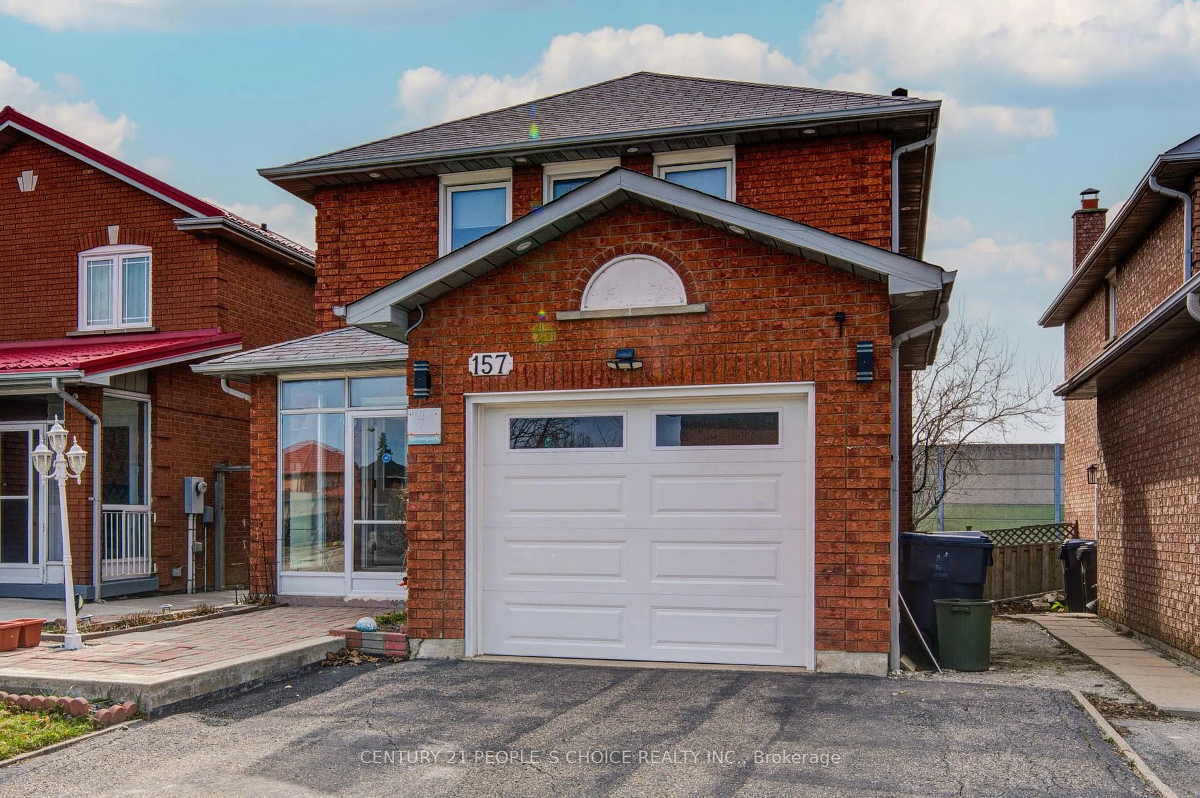 Home with brick exterior material, street for 157 Cinrickbar Dr, Toronto Ontario M9W 6W8