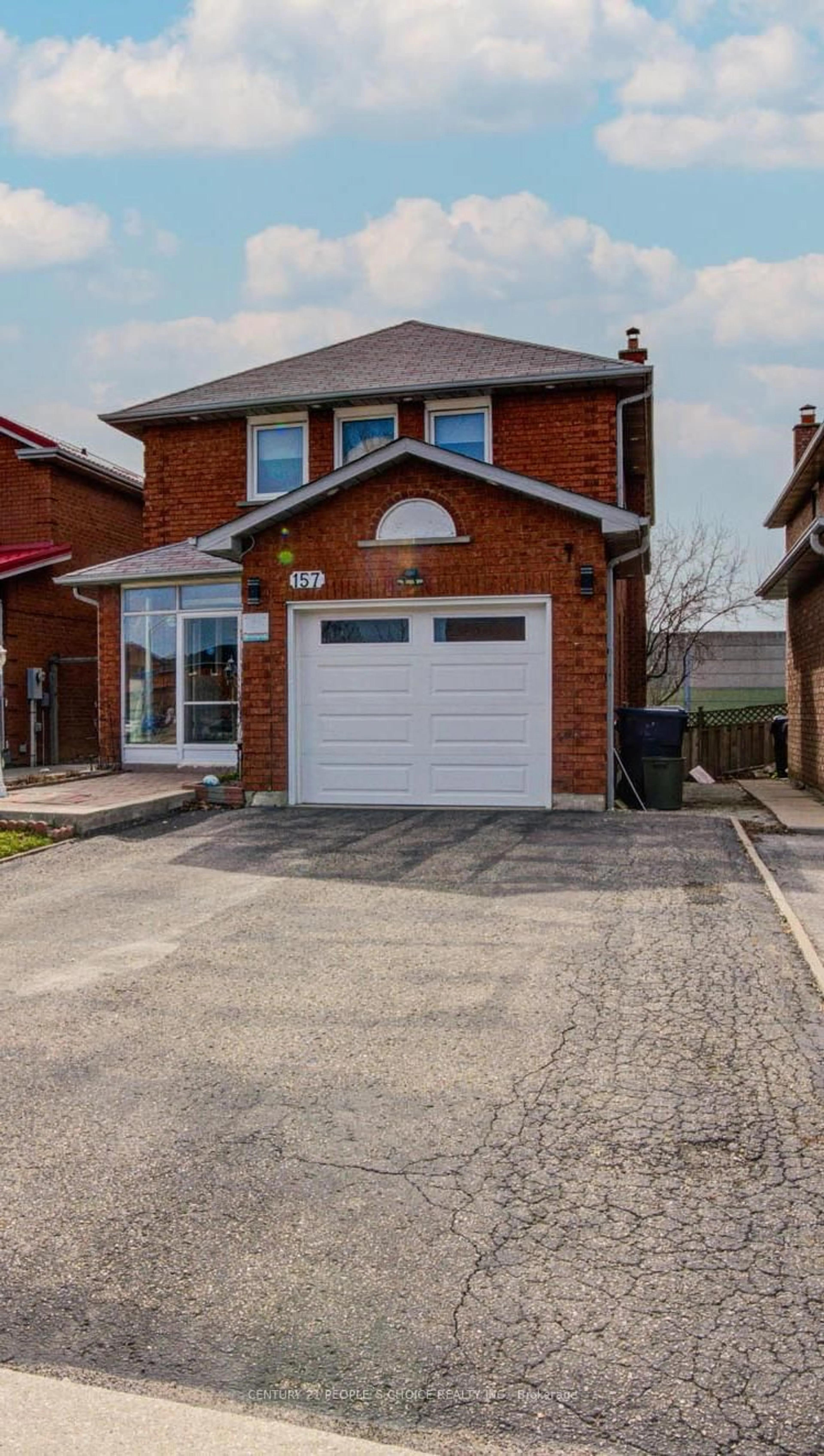 Home with brick exterior material, street for 157 Cinrickbar Dr, Toronto Ontario M9W 6W8