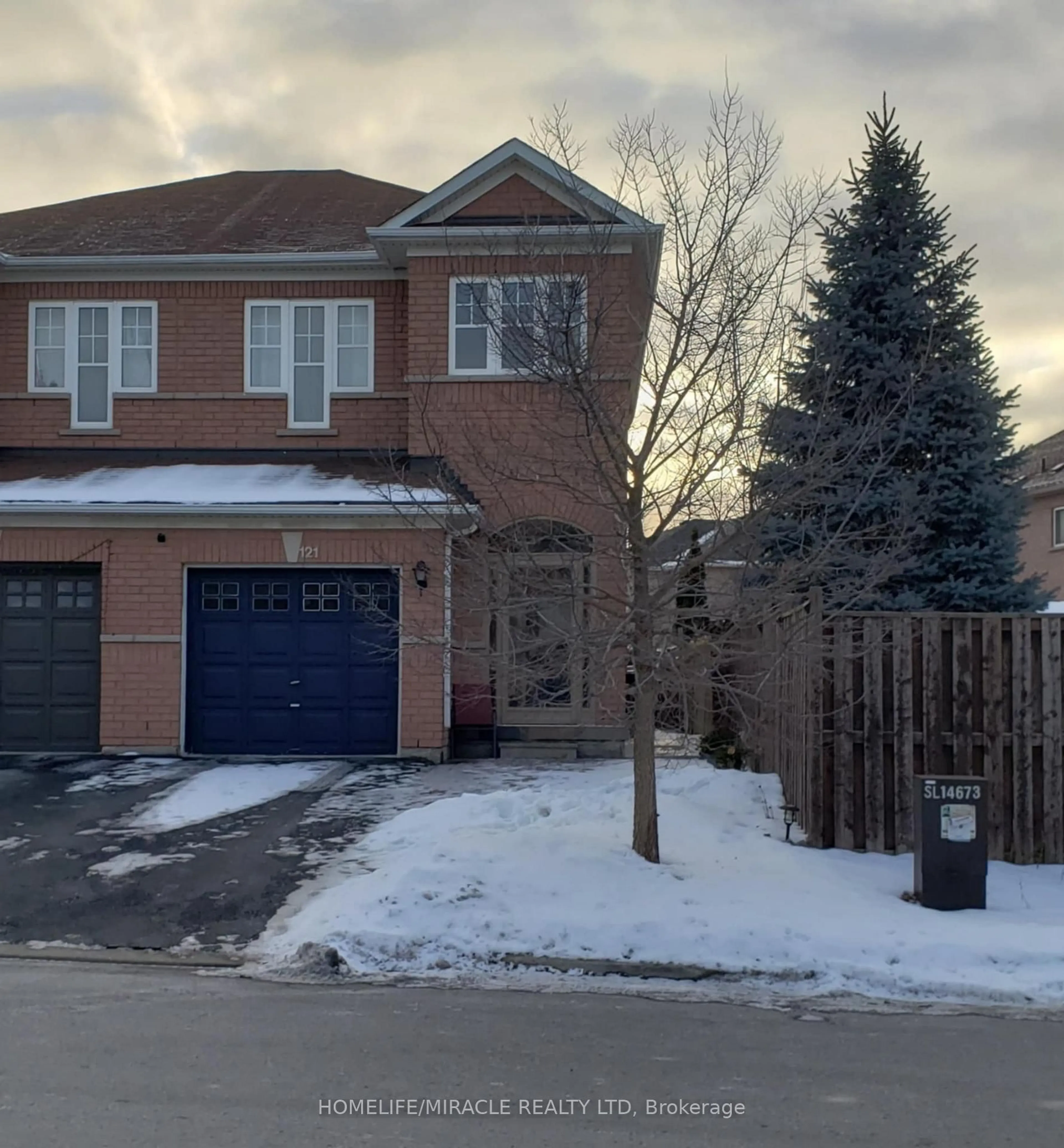 Home with brick exterior material, street for 121 Nathaniel Cres, Brampton Ontario L6Y 5M3