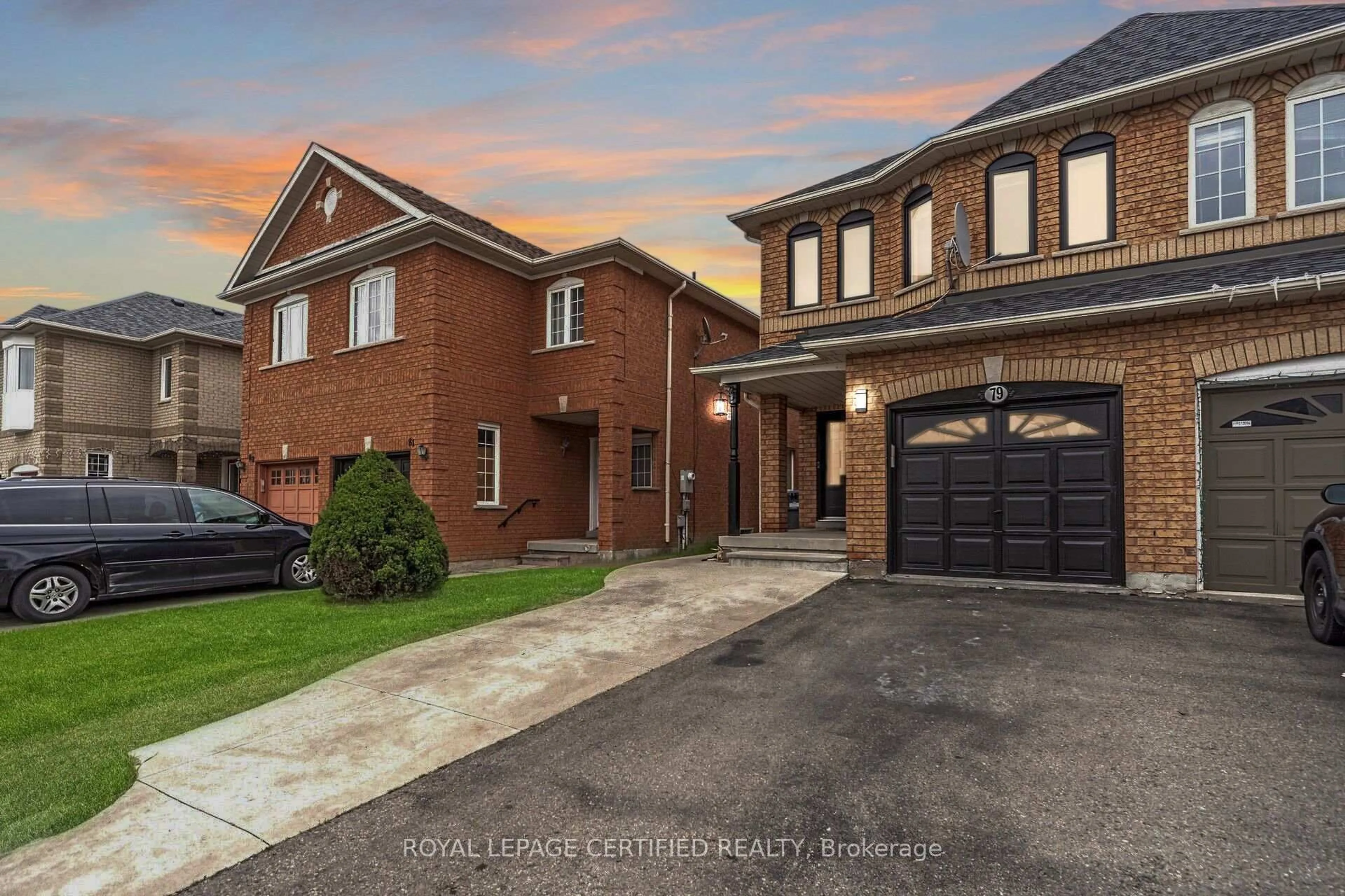 Home with brick exterior material, street for 79 Native Landing, Brampton Ontario L6X 5A8