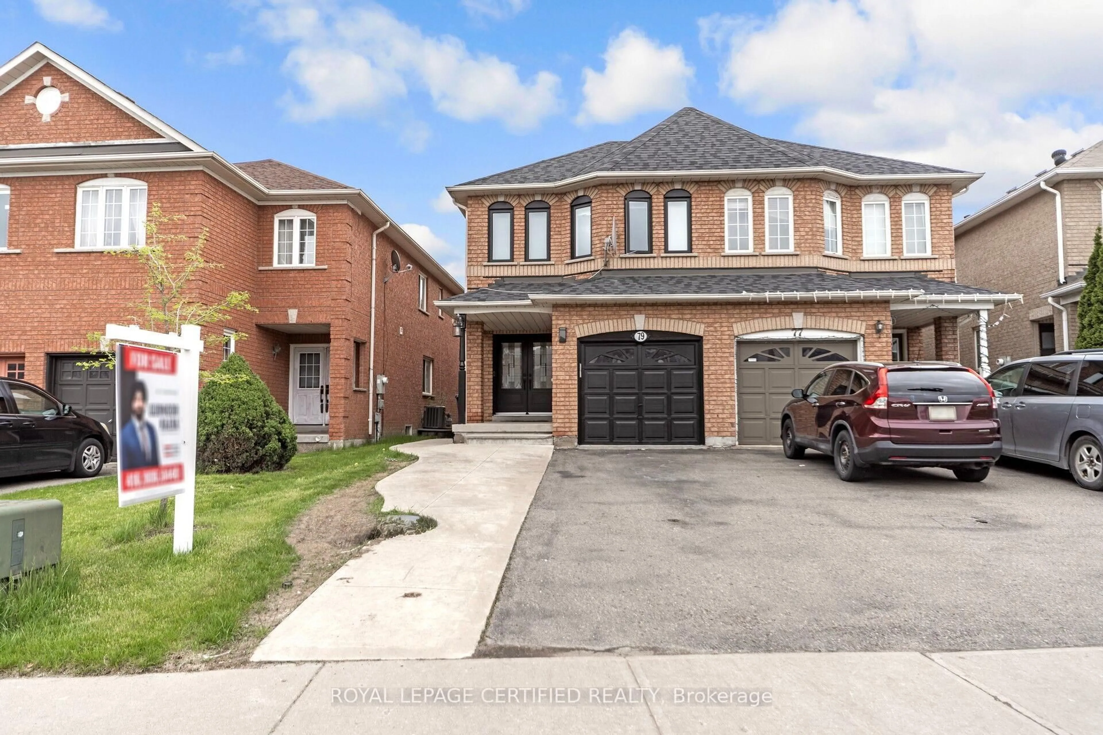 Home with brick exterior material, street for 79 Native Landing, Brampton Ontario L6X 5A8
