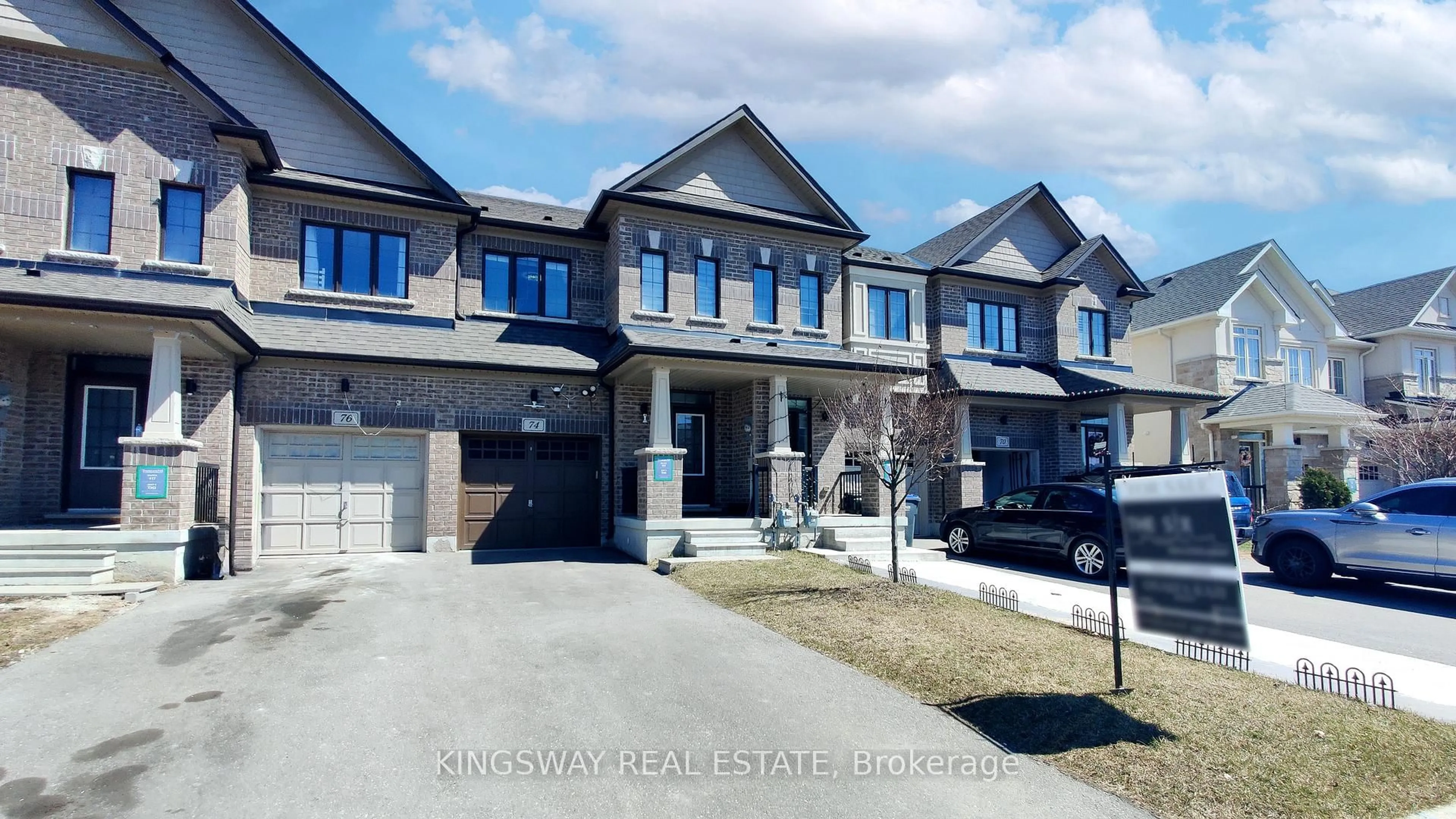 Home with brick exterior material, street for 74 Doris Pawley Cres, Caledon Ontario L7C 3M8